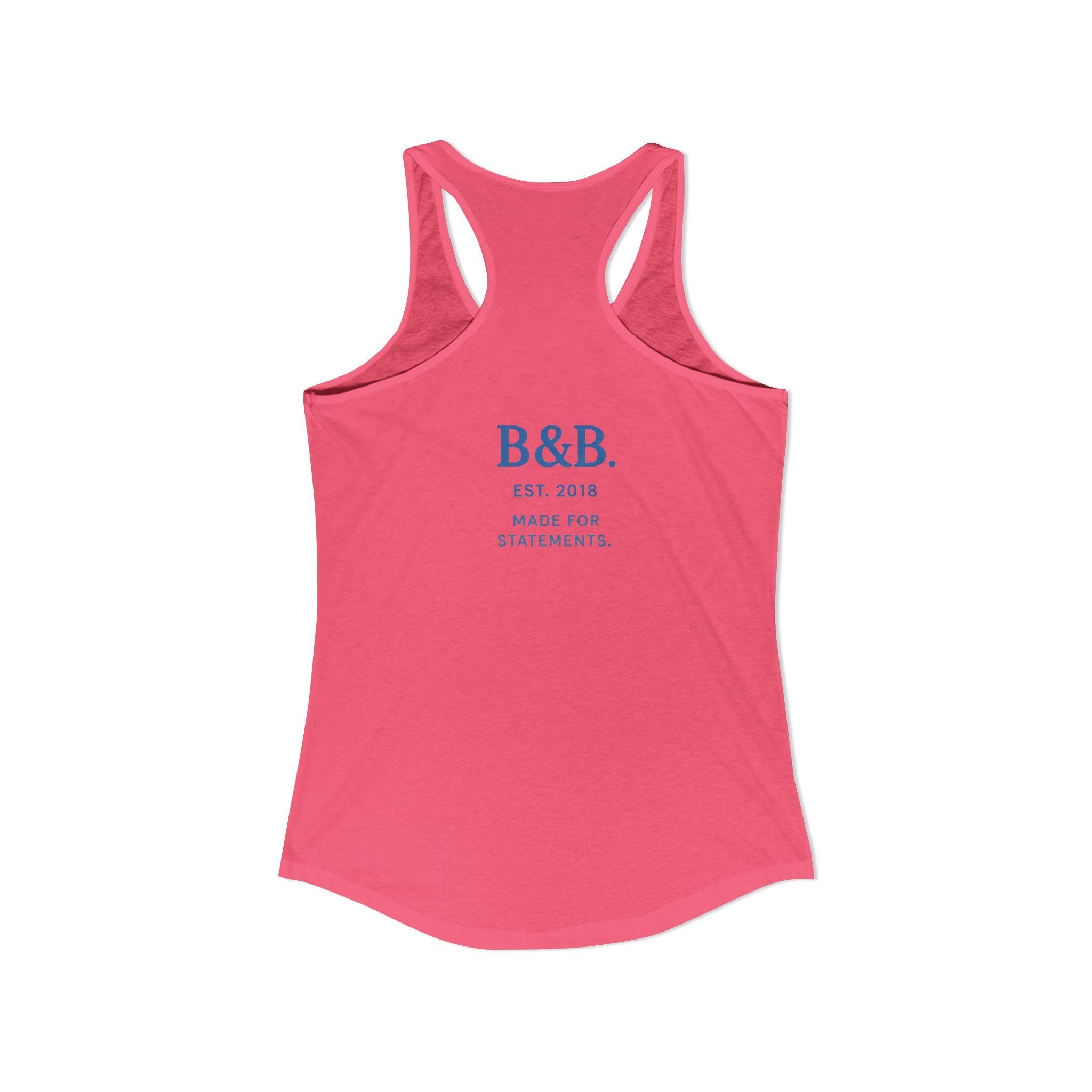 Womens Baddie  Ideal Racerback Tank
