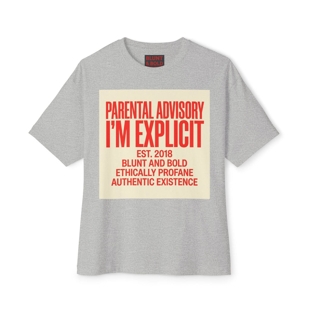 Mens I'n Explicit Graphic Oversized  Tee