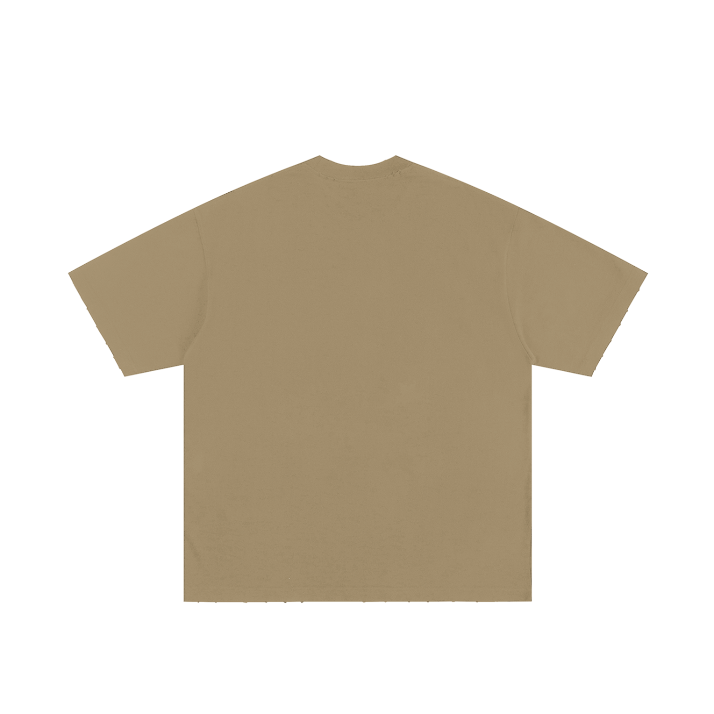 Mens 'SELF REGULATED' Heavyweight Hand-frayed Tee