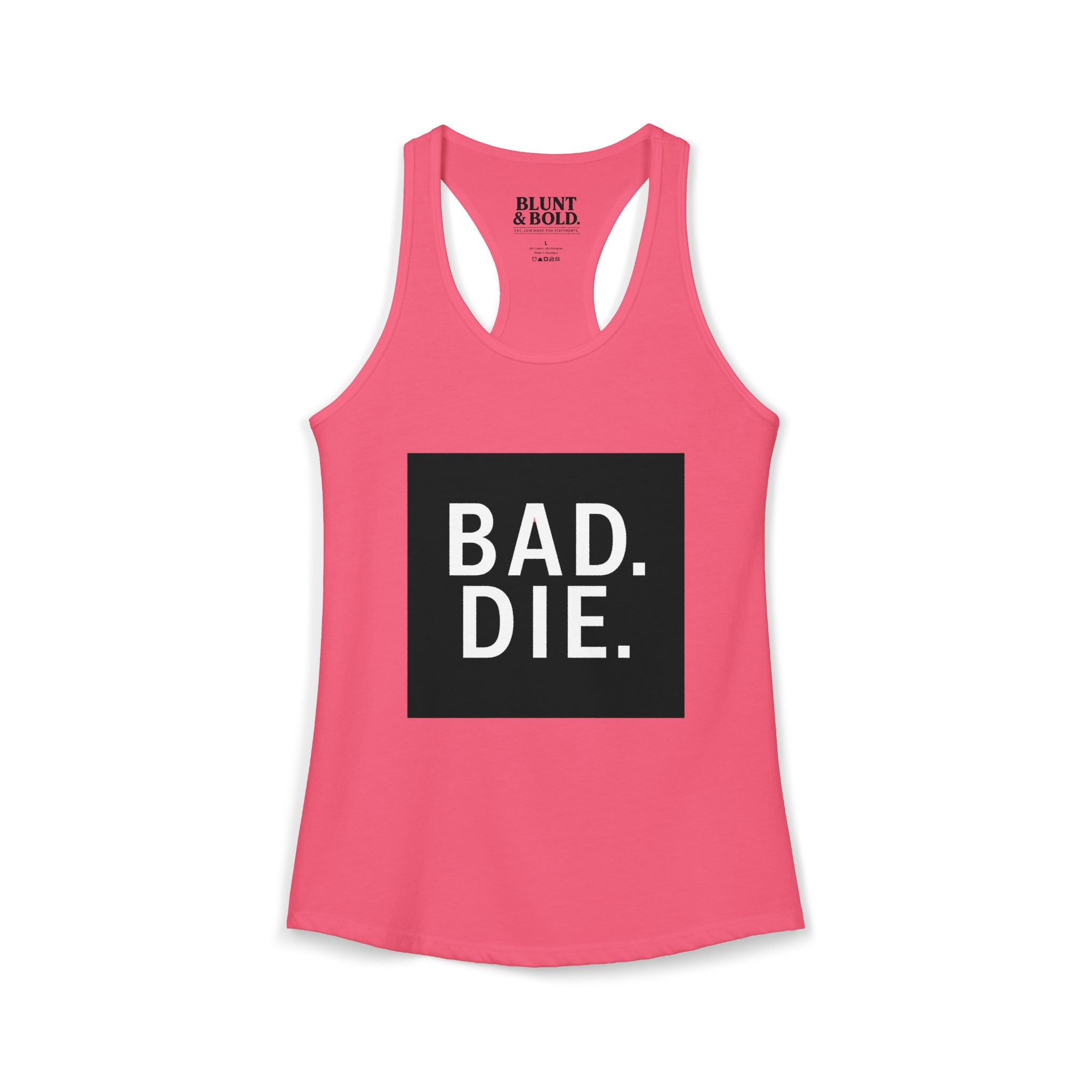 Womens Baddie  Ideal Racerback Tank