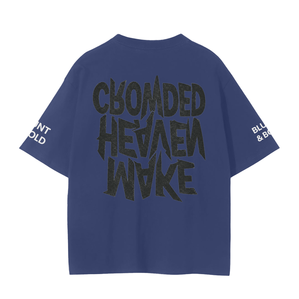 MENS 'MAKE HEAVEN CROWDED' Seemless Oversized Tee