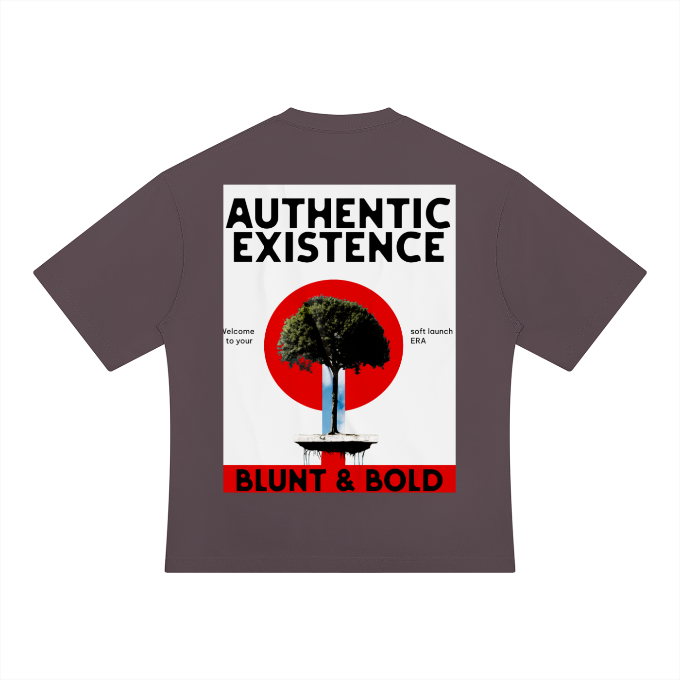 MENS 'AUTHENTIC EXISTENCE' Heavyweight Oversized TEE