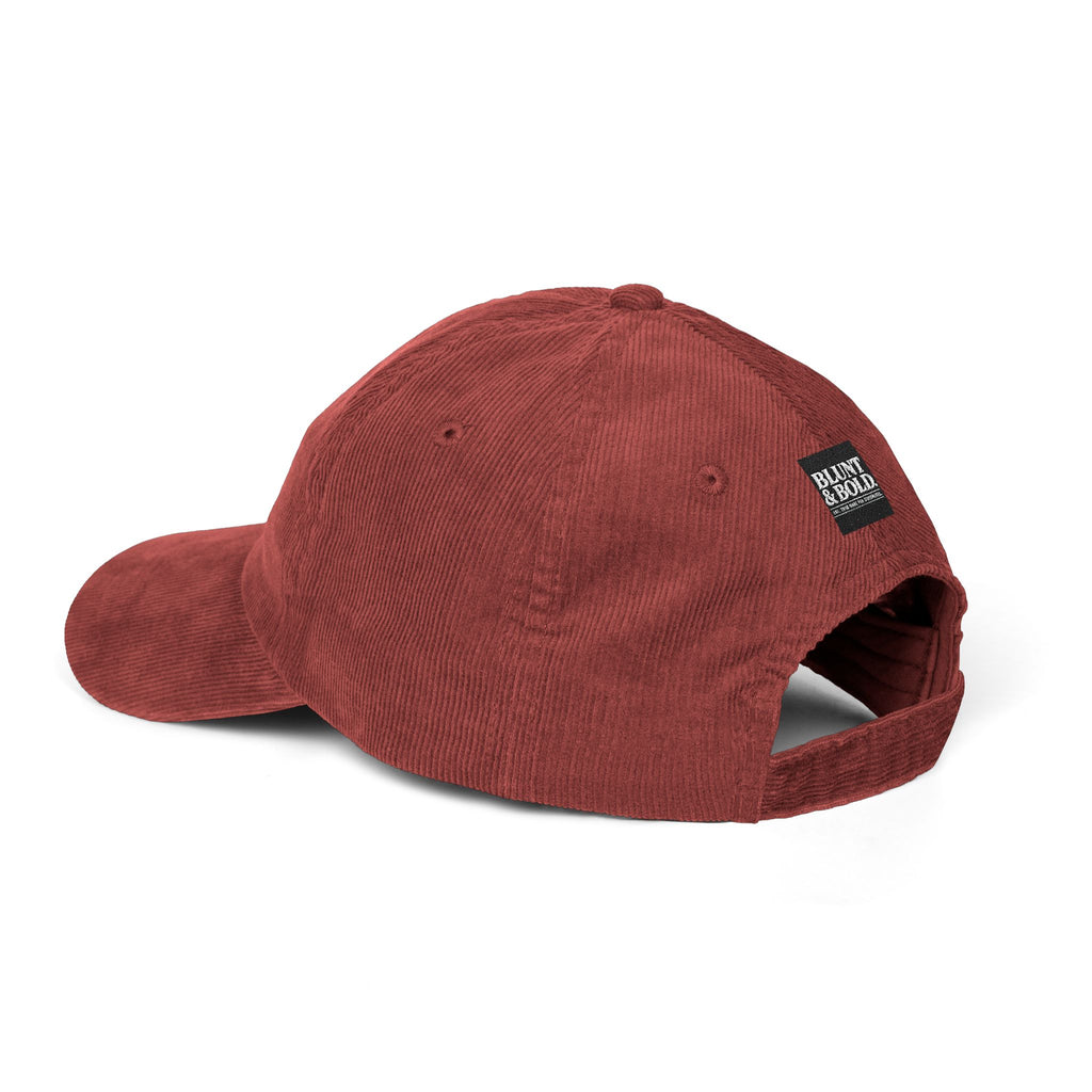 B & B 'AUTHENTIC'  Corduroy Embroidered  Baseball Cap