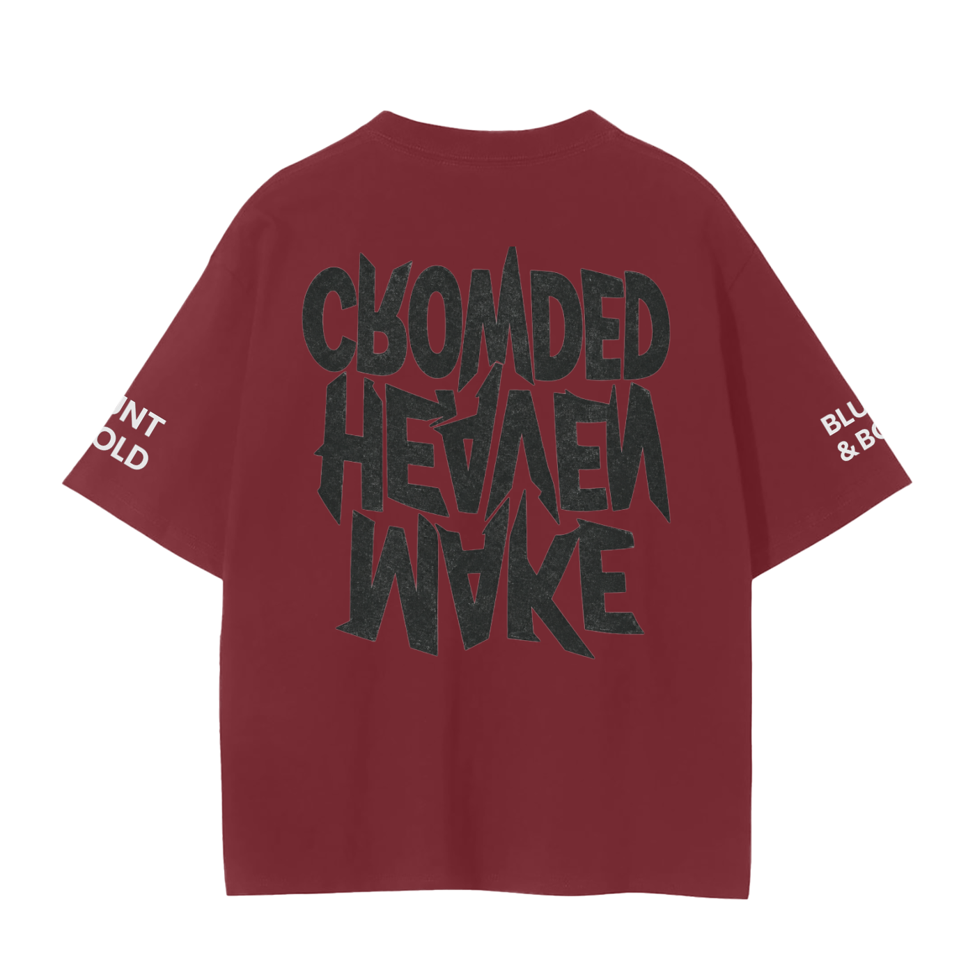 MENS 'MAKE HEAVEN CROWDED' Seemless Oversized Tee