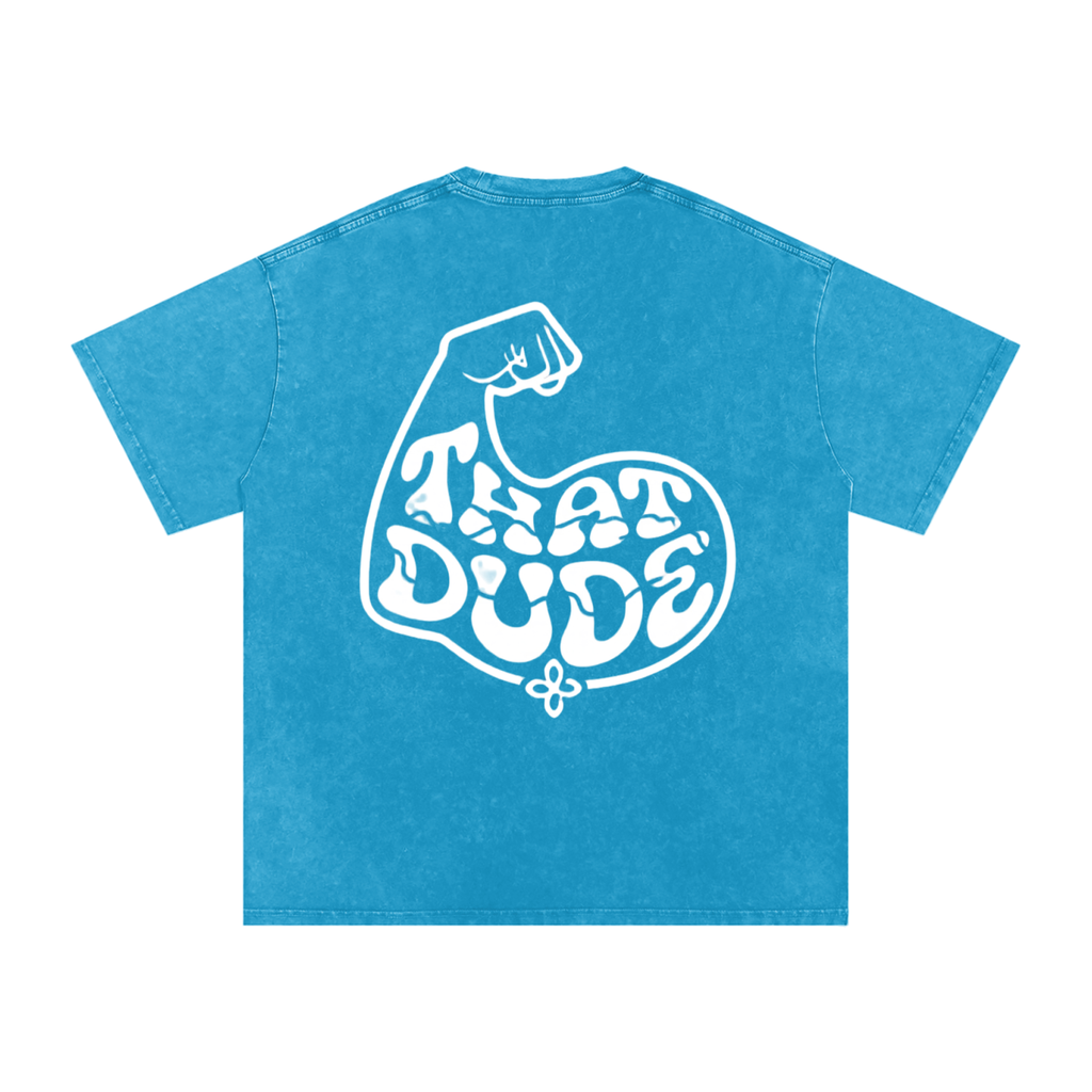 MENS 'THAT DUDE' Snow Washed Oversized Cotton TEE