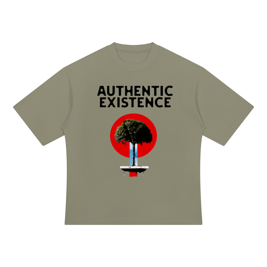 MENS 'AUTHENTIC EXISTENCE' Heavyweight Oversized TEE