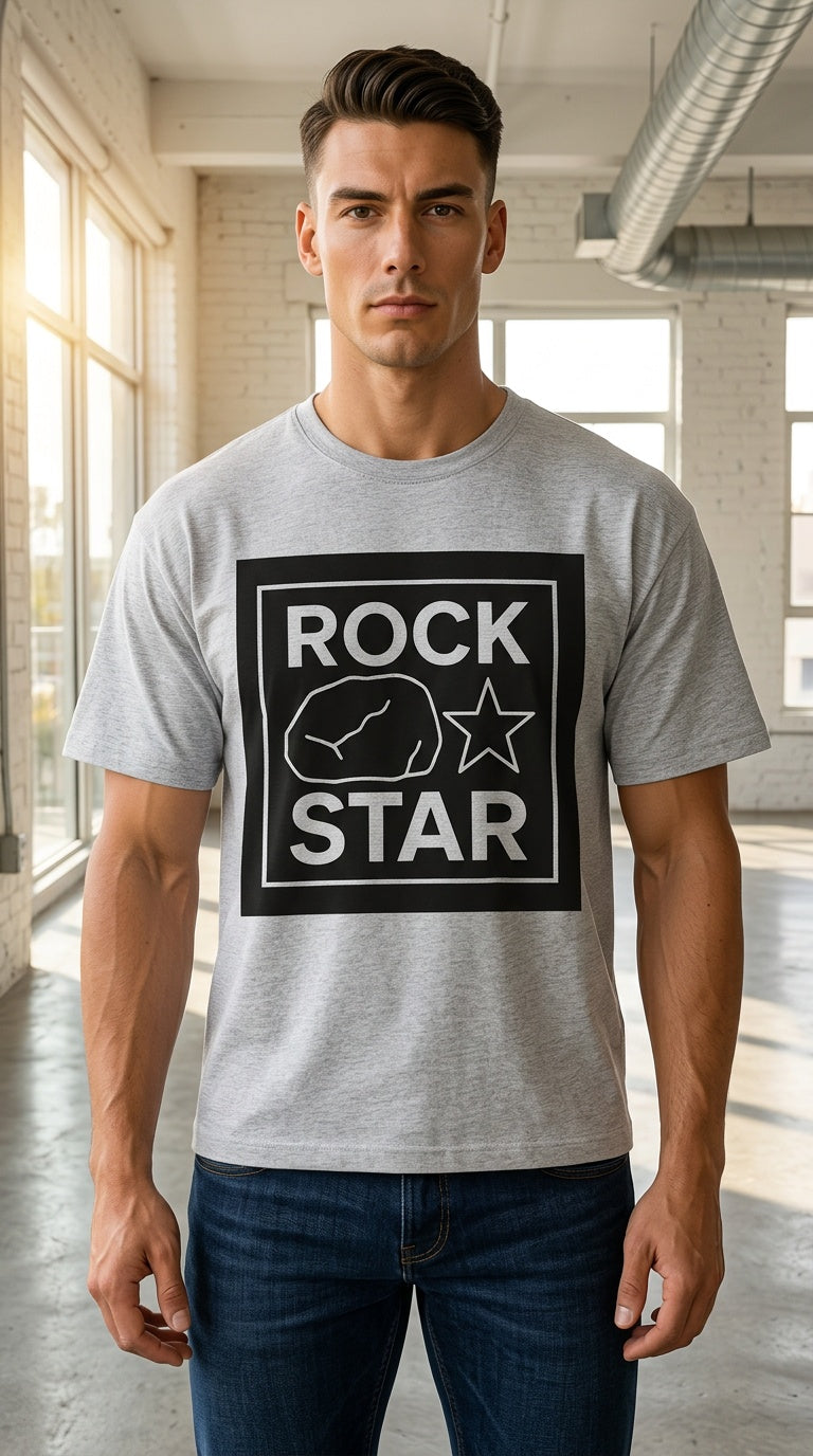 MENS 'ROCK STAR GRAPHIC'