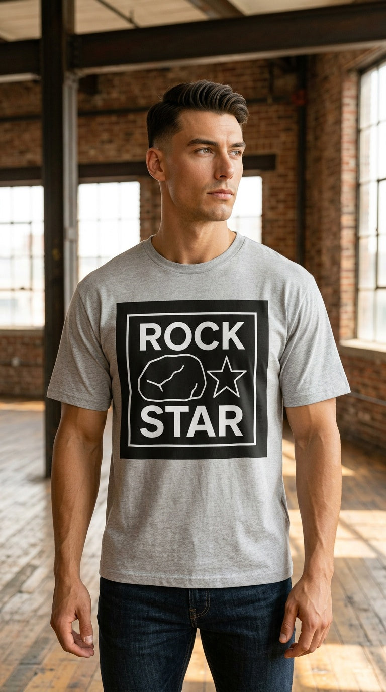 MENS 'ROCK STAR GRAPHIC'