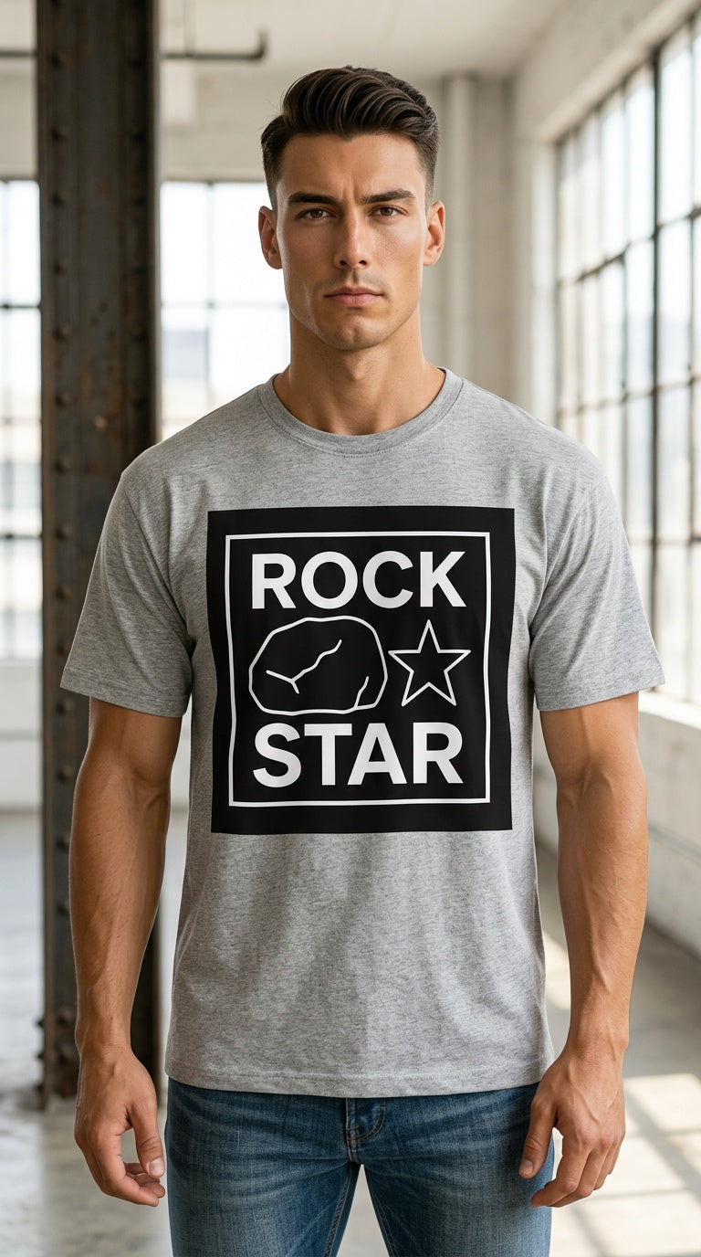 MENS 'ROCK STAR GRAPHIC'