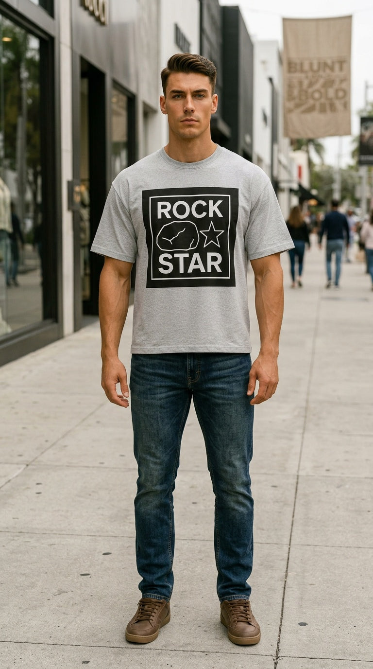 MENS 'ROCK STAR GRAPHIC'