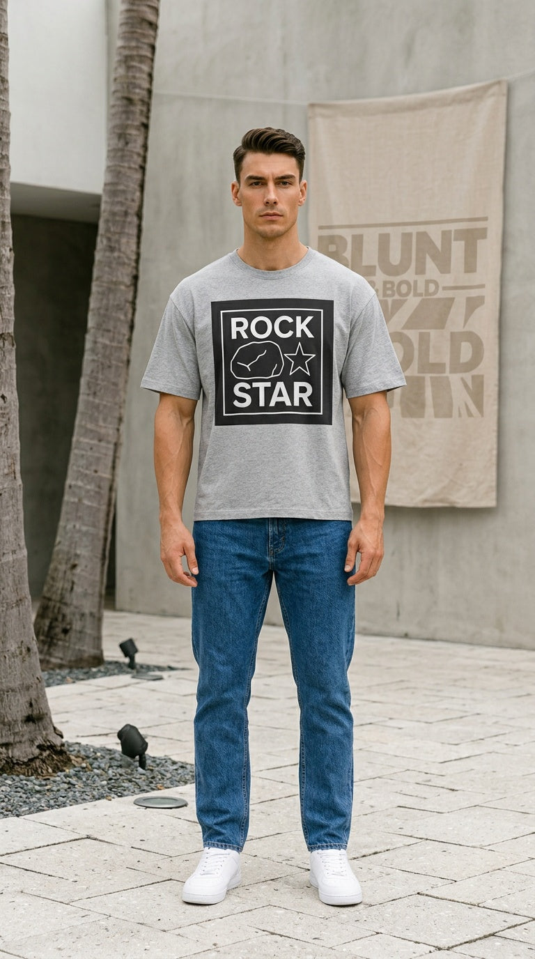 MENS 'ROCK STAR GRAPHIC'