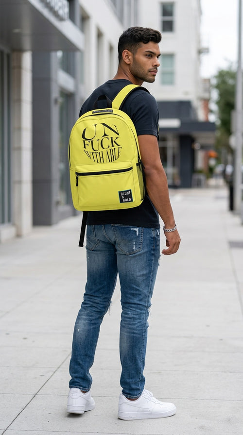 B & B UNFUCKWITHABLE Abstract Backpack