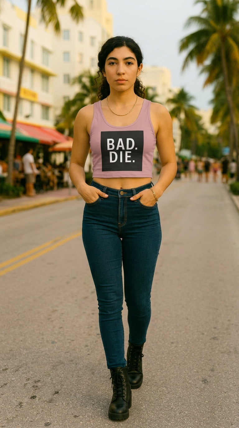 Womens Baddie Sports Bra
