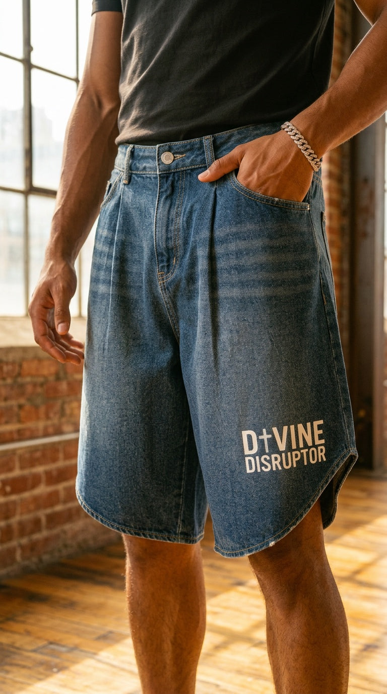 MENS 'WIDE LEG DENIM'