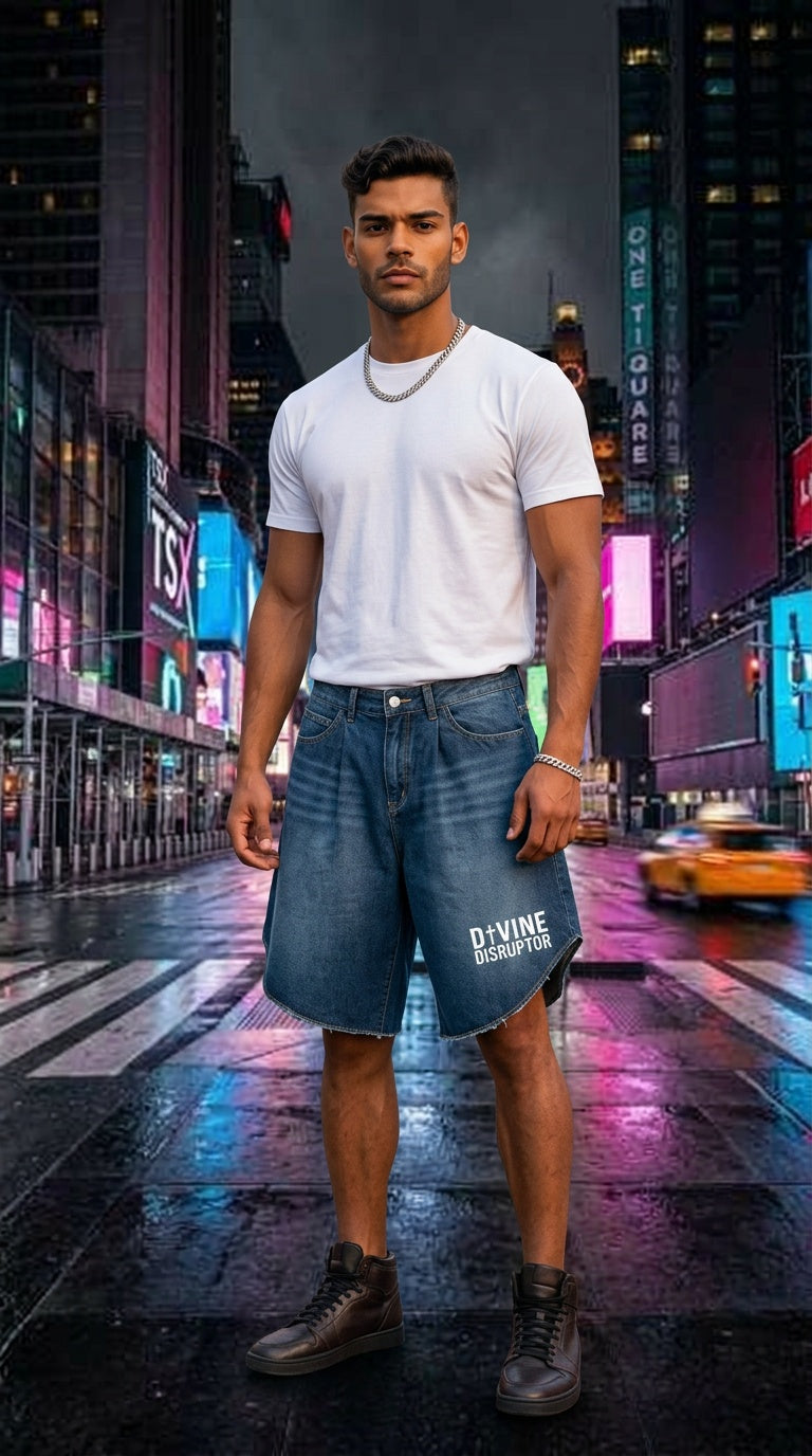 MENS 'WIDE LEG DENIM'