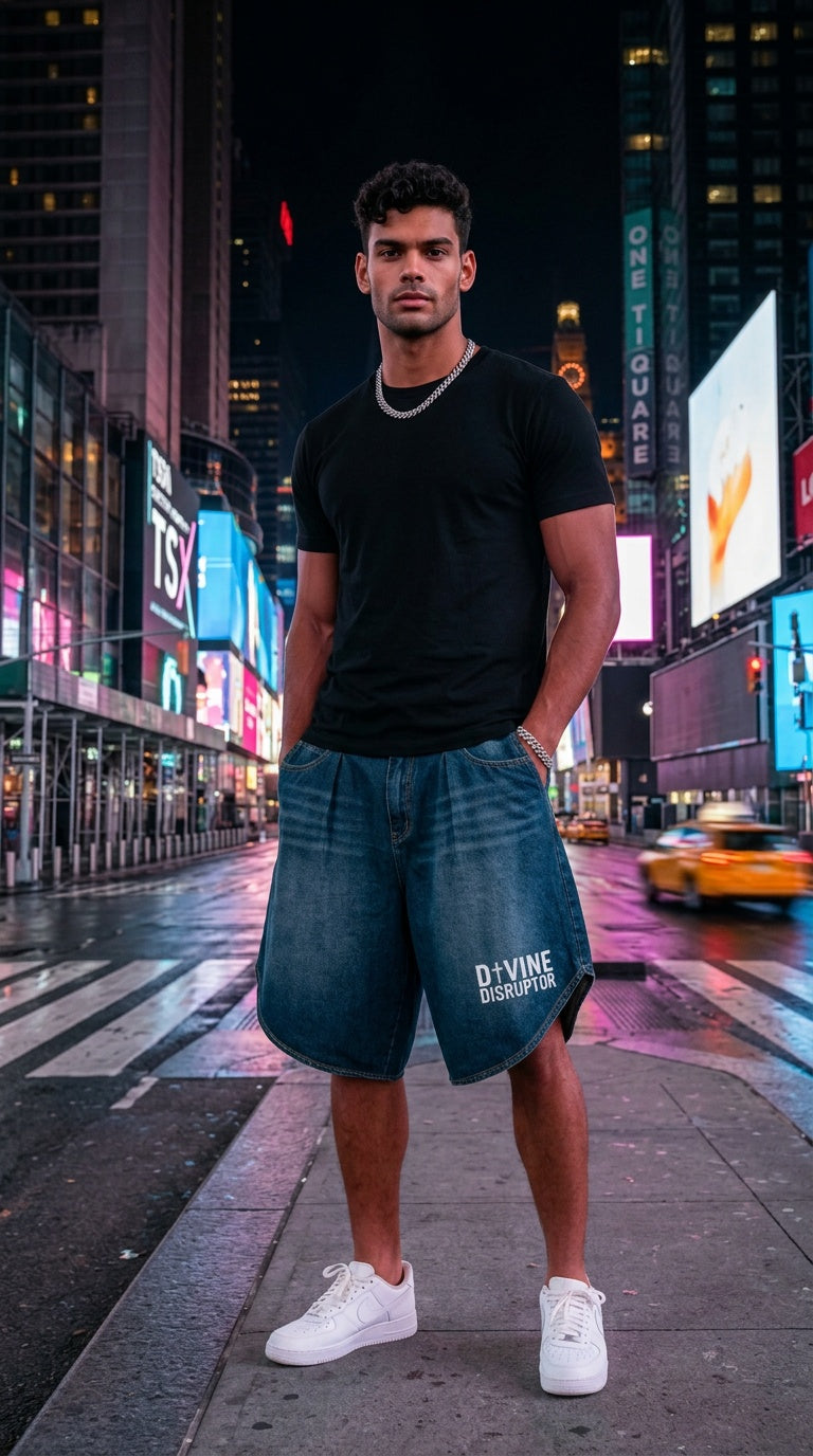 MENS 'WIDE LEG DENIM'