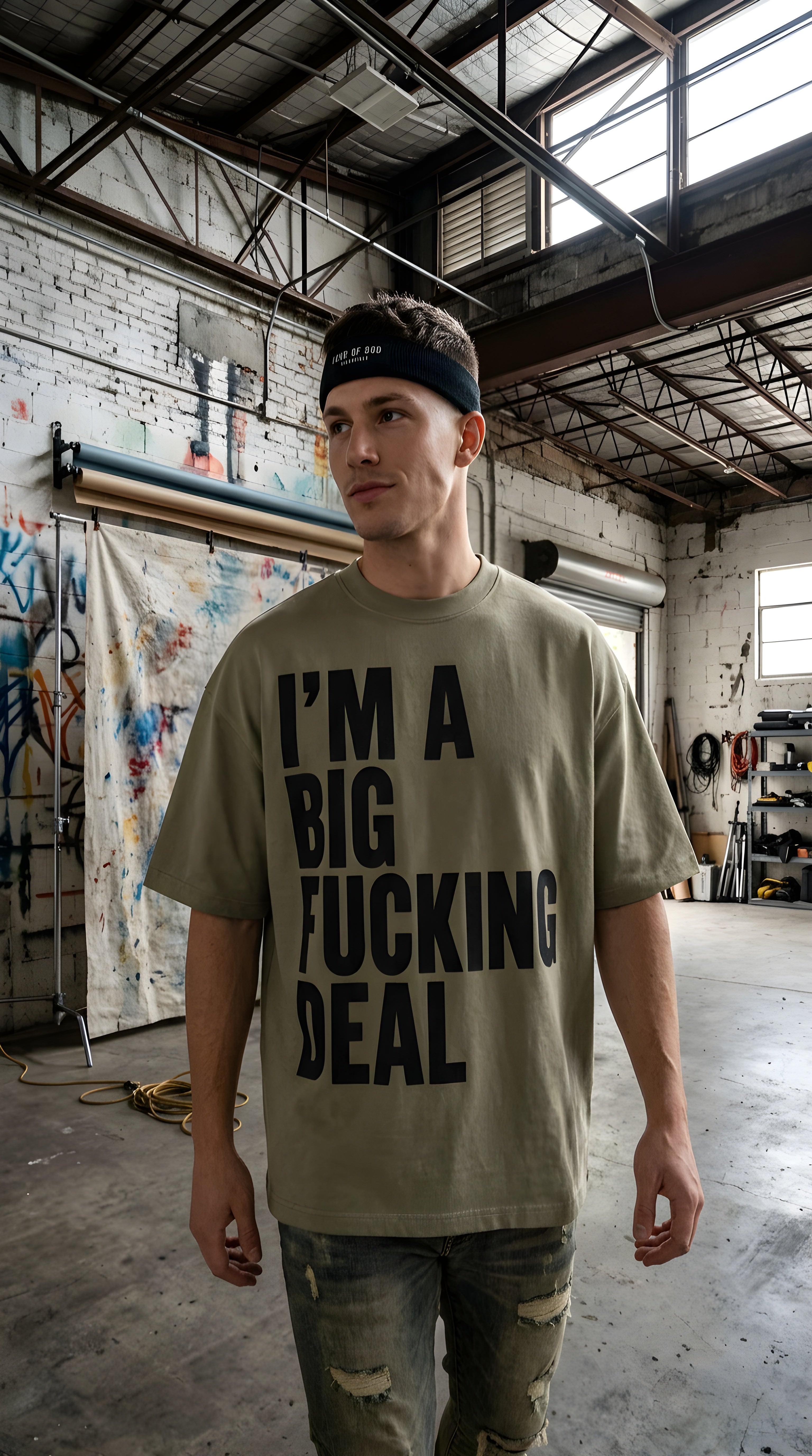 Men's Vintage Wash Boxy Tee — Lived In