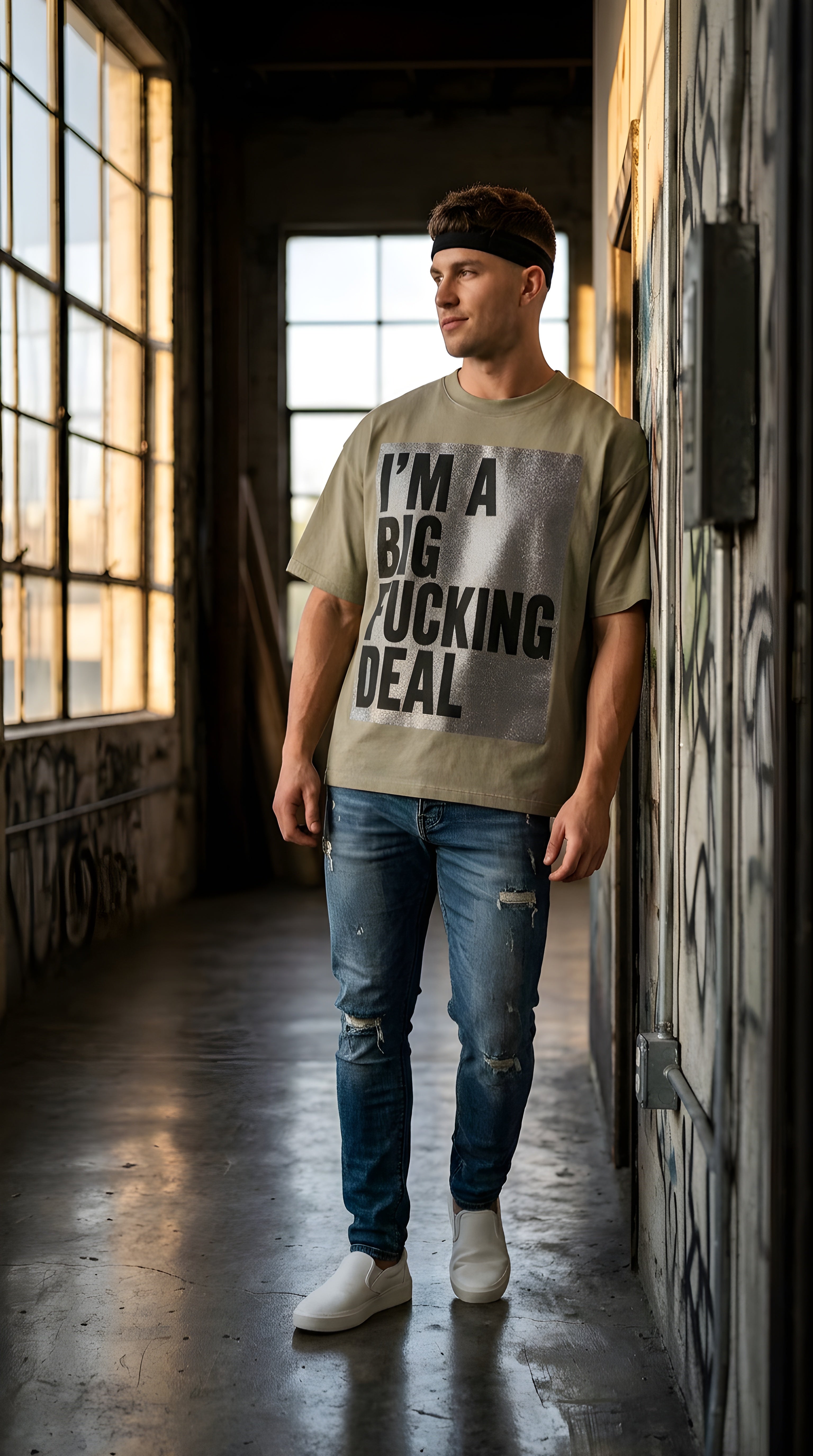 Men's Vintage Wash Boxy Tee — Lived In