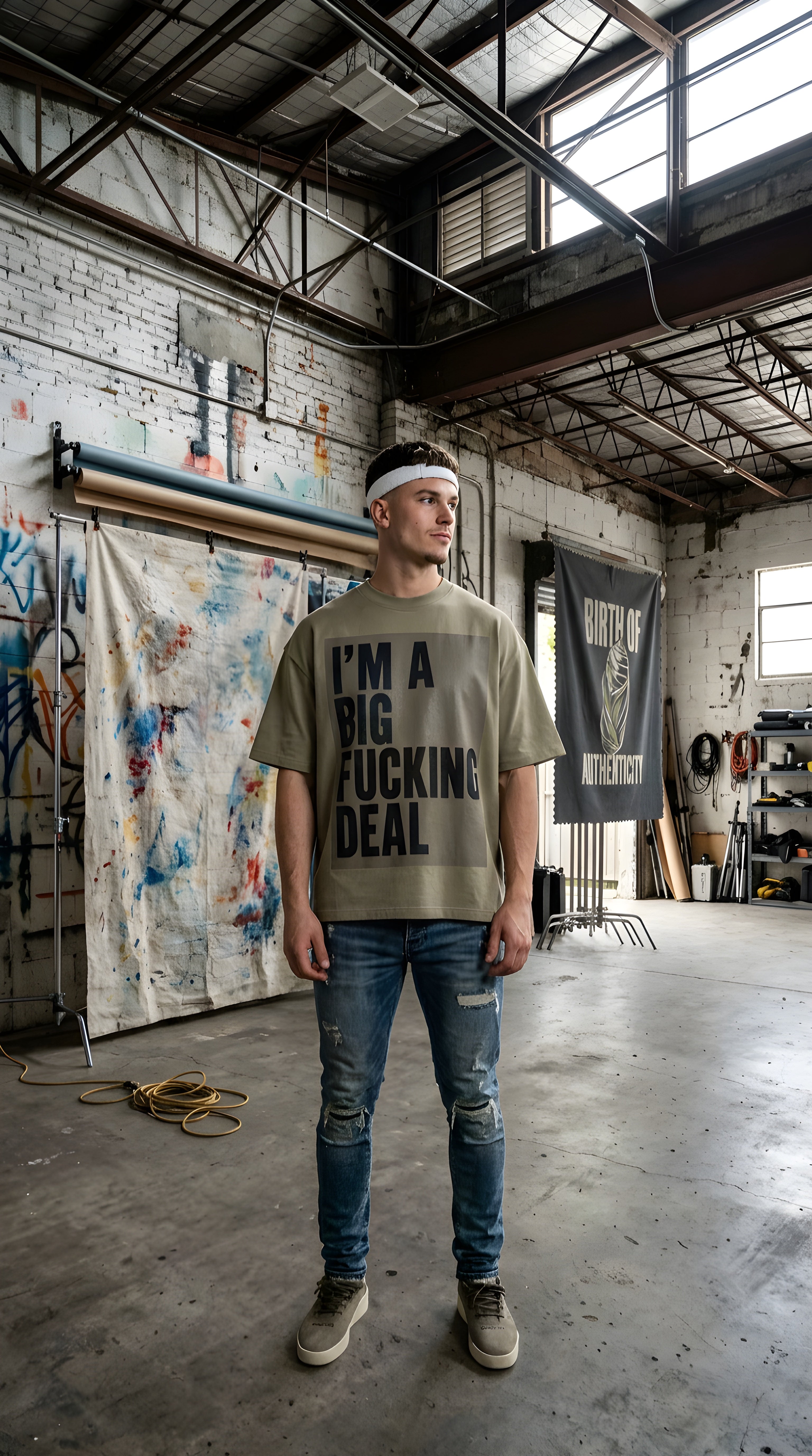 Men's Vintage Wash Boxy Tee — Lived In