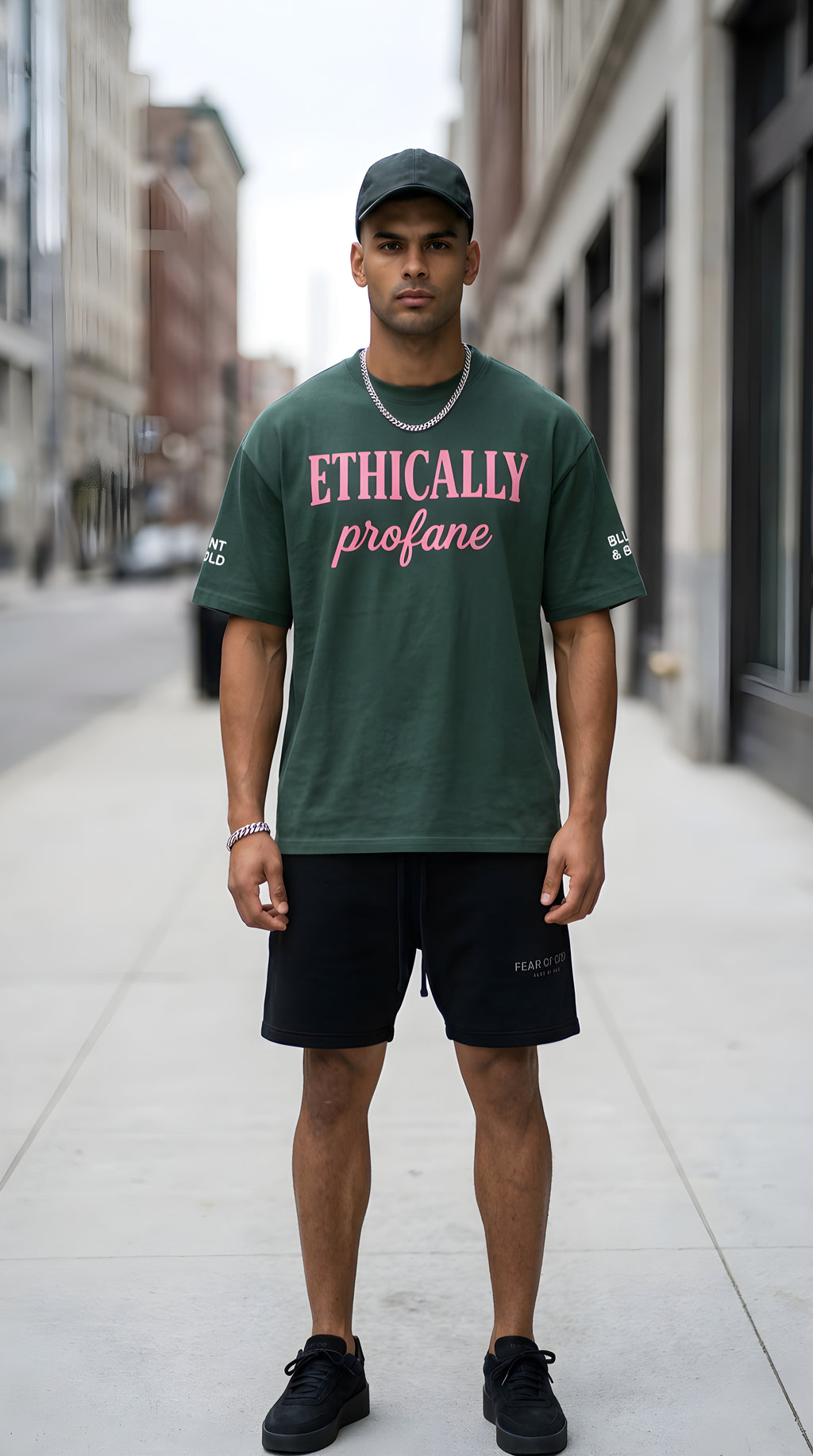 Mens 'ETHICALLY PROFANE" Essential Heavyweight Cotton Tee
