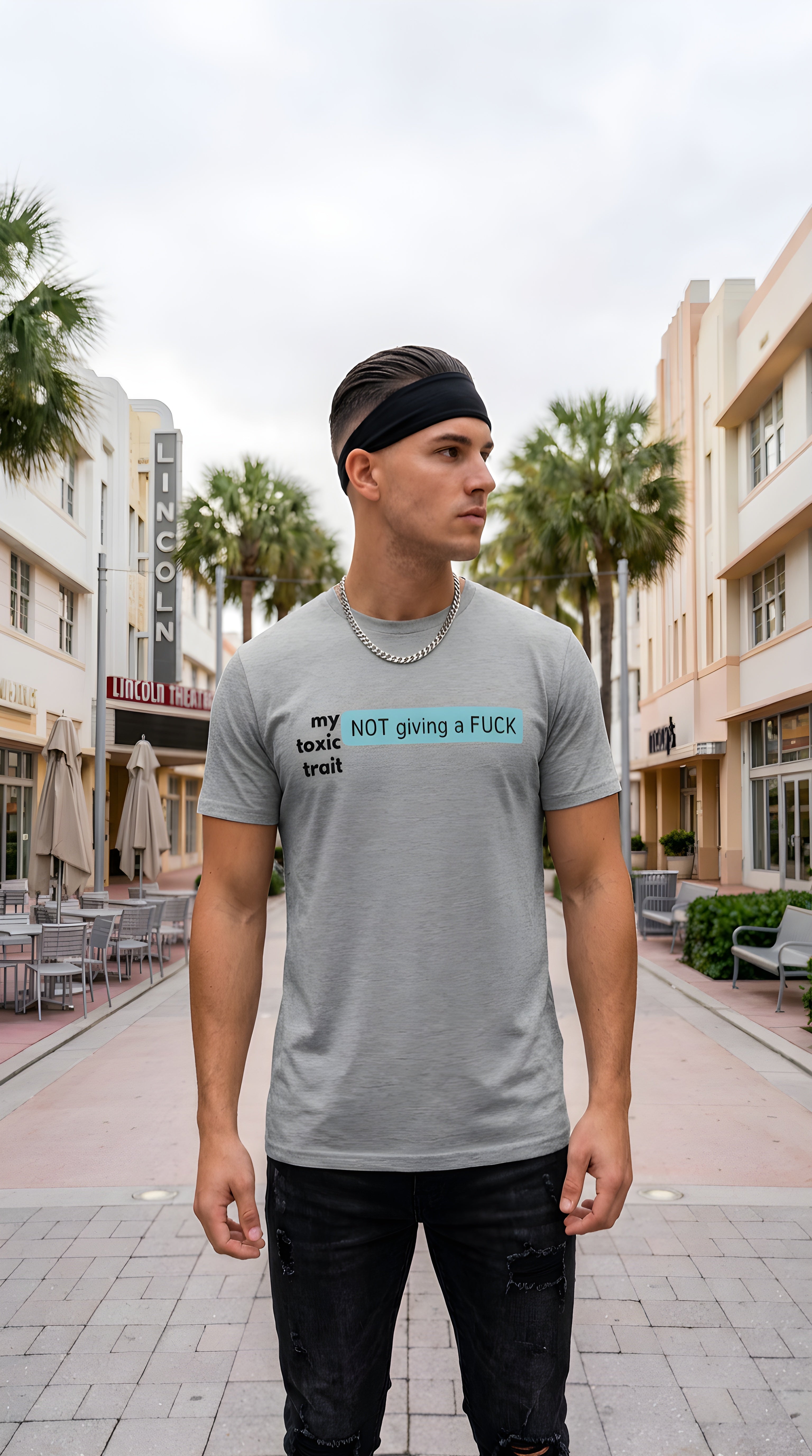 Mens Toxic Trait  organic mid-light Tee