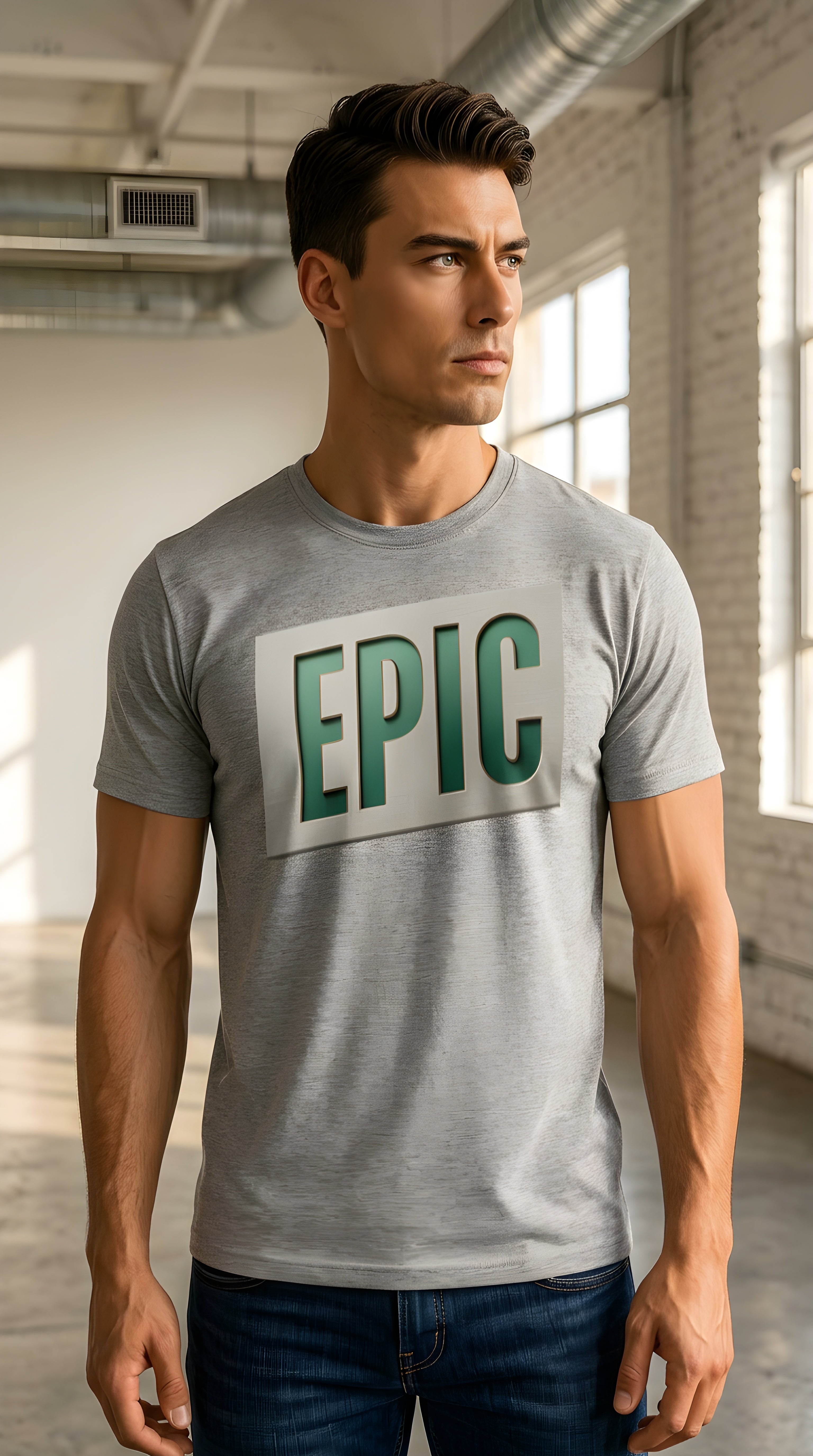 Mens Epic organic mid-light Tee