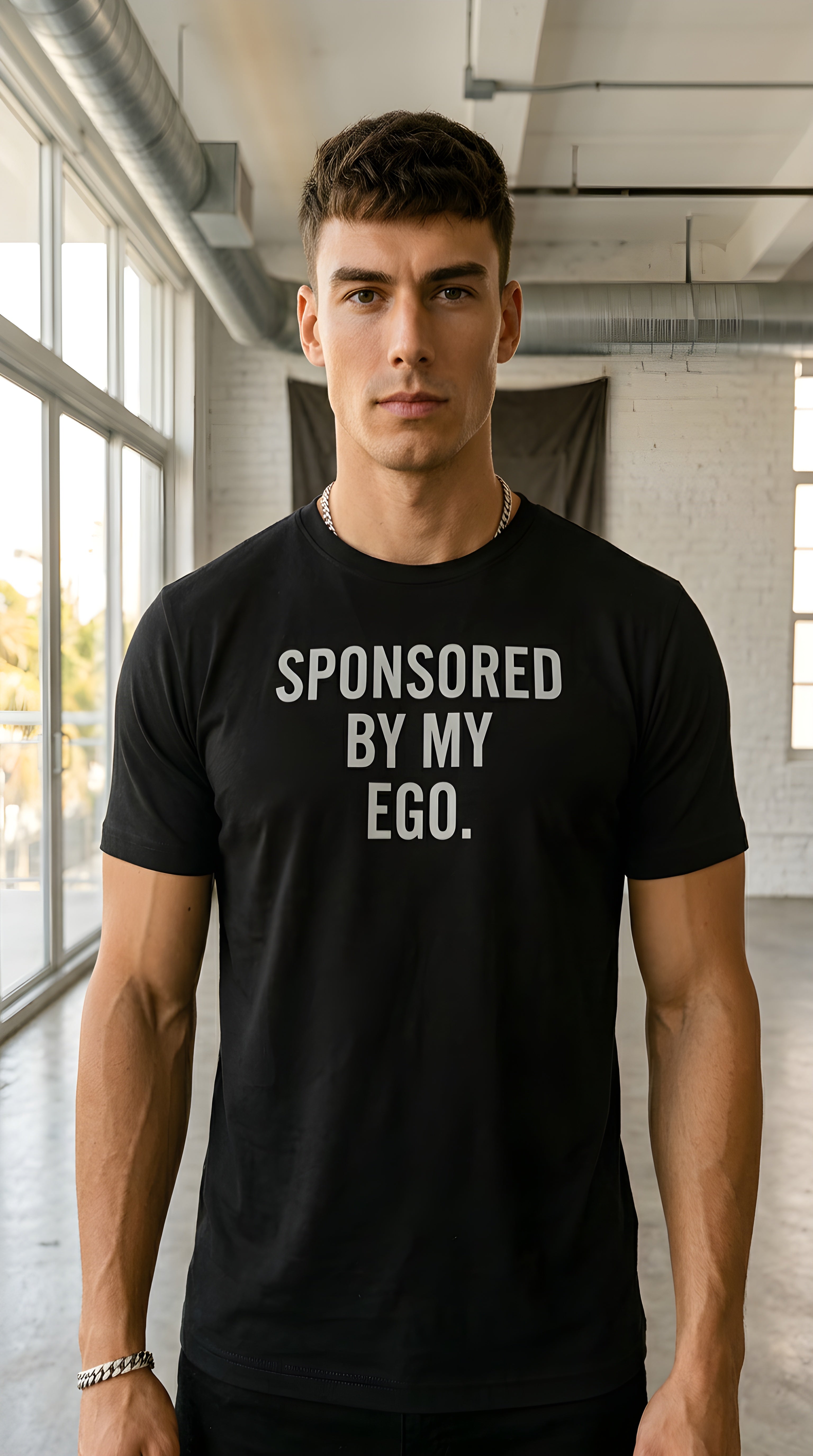 MENS 'SPONSORED BY MY EGO'