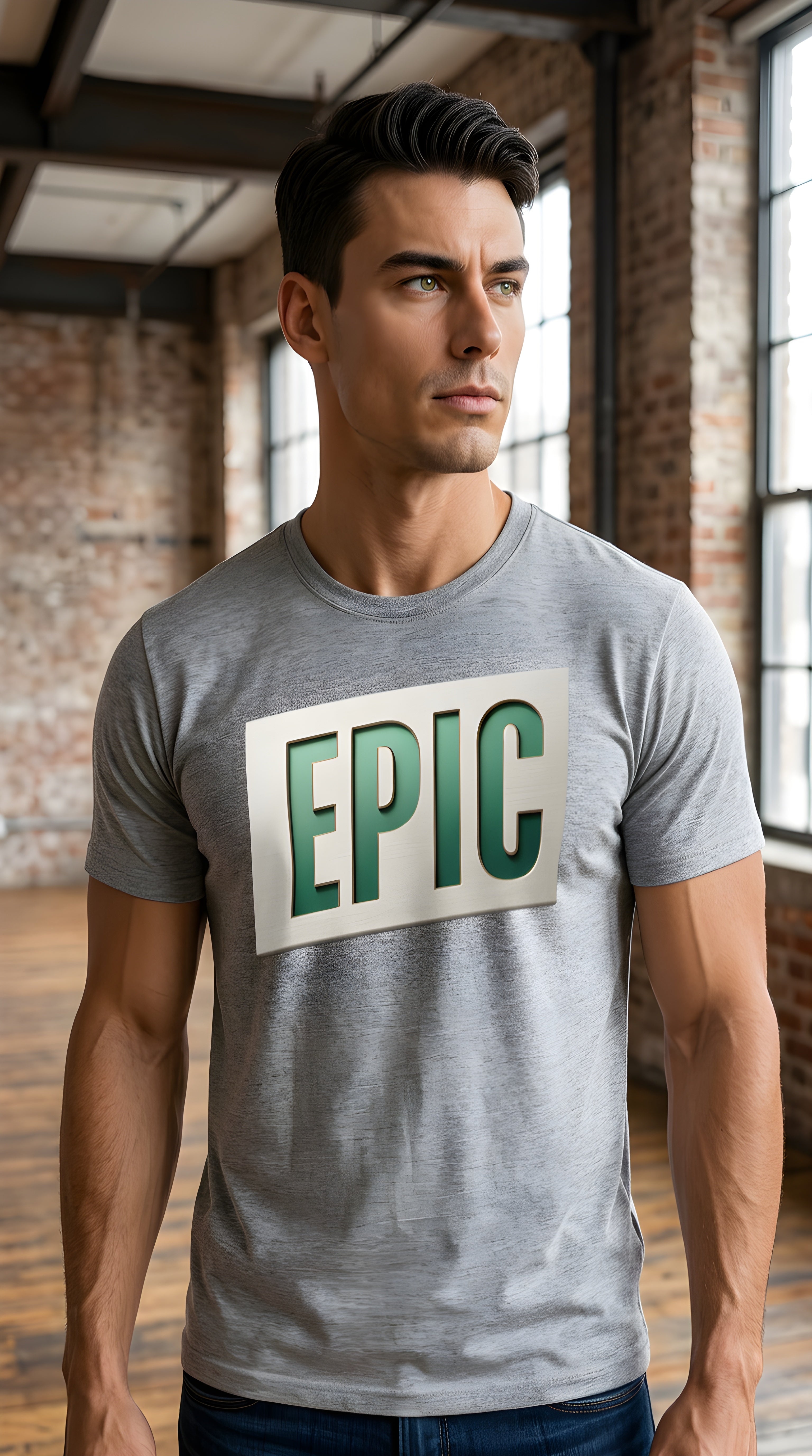 Mens Epic organic mid-light Tee