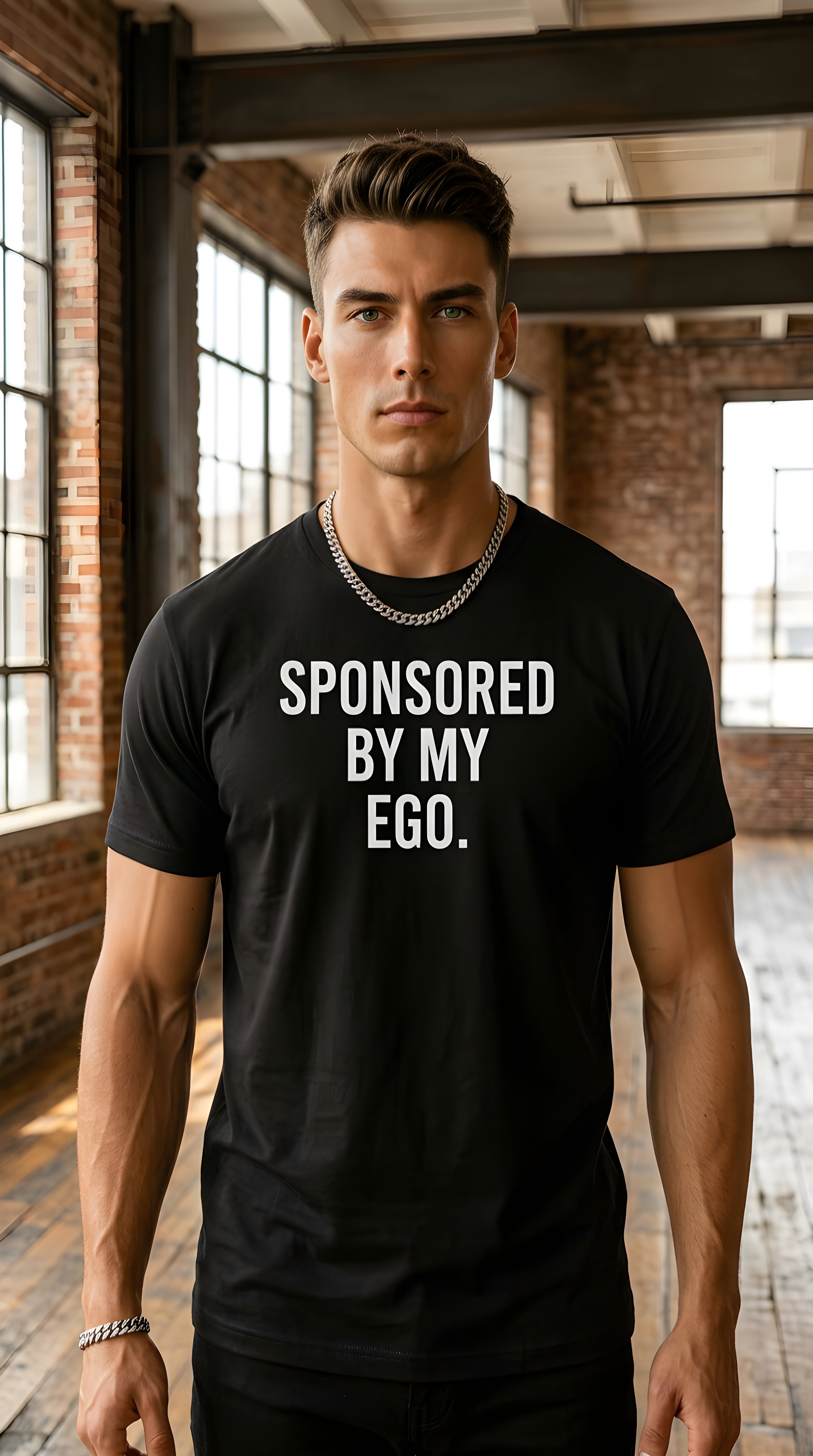 MENS 'SPONSORED BY MY EGO'