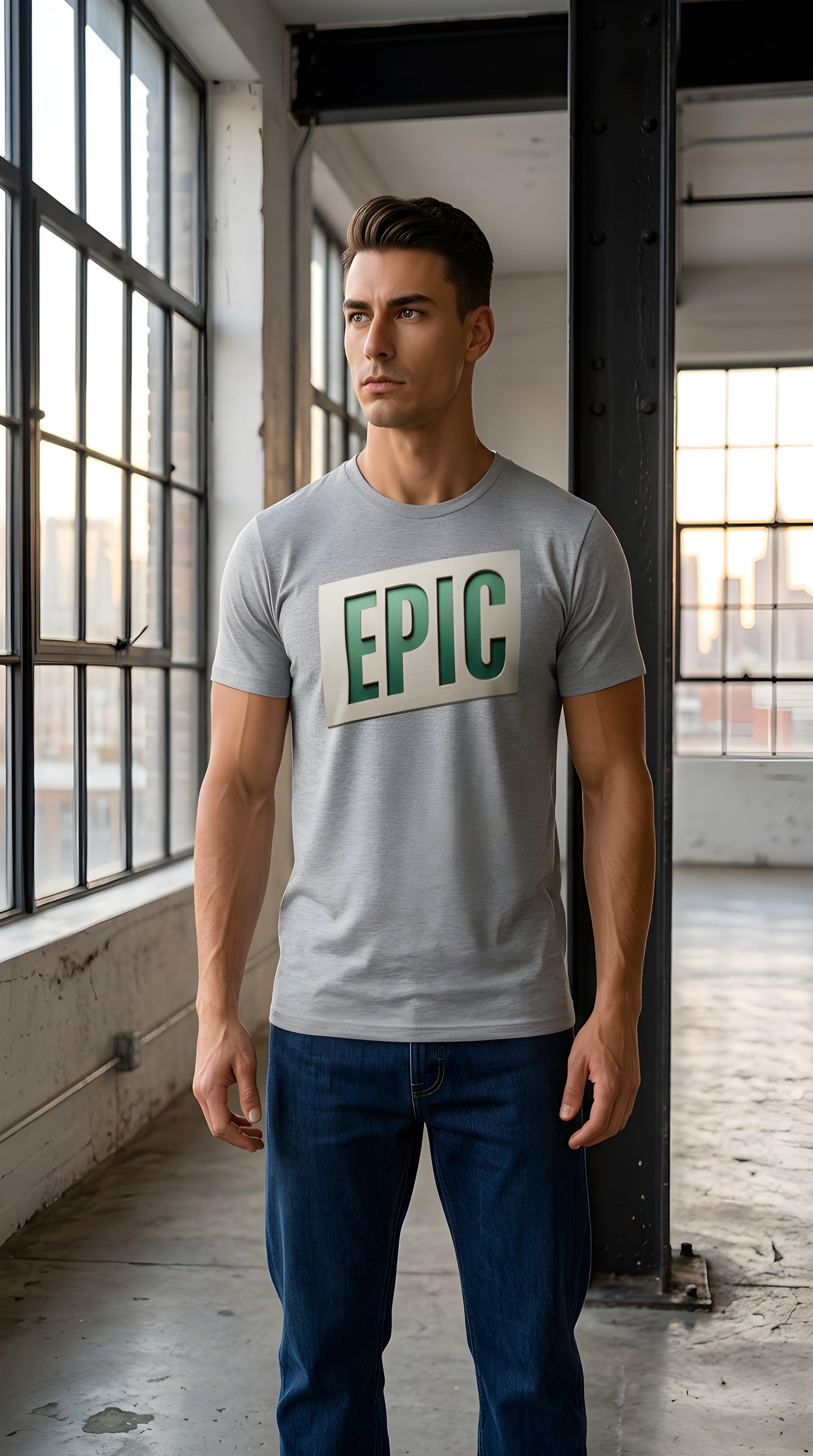 Mens Epic organic mid-light Tee
