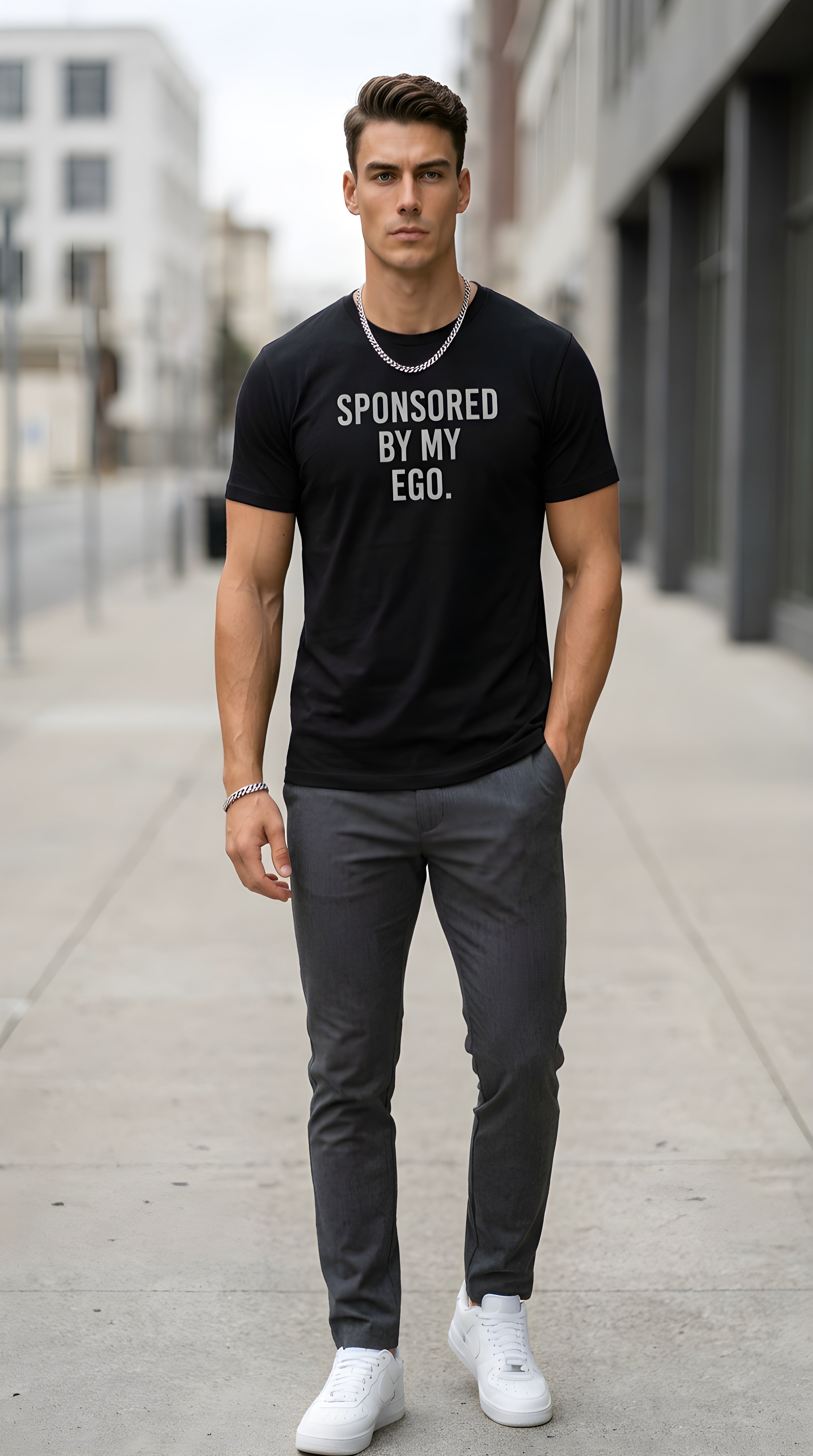 MENS 'SPONSORED BY MY EGO'