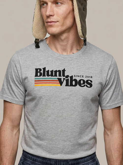 MENS 'BLUNT VIBES' organic mid-light TEE