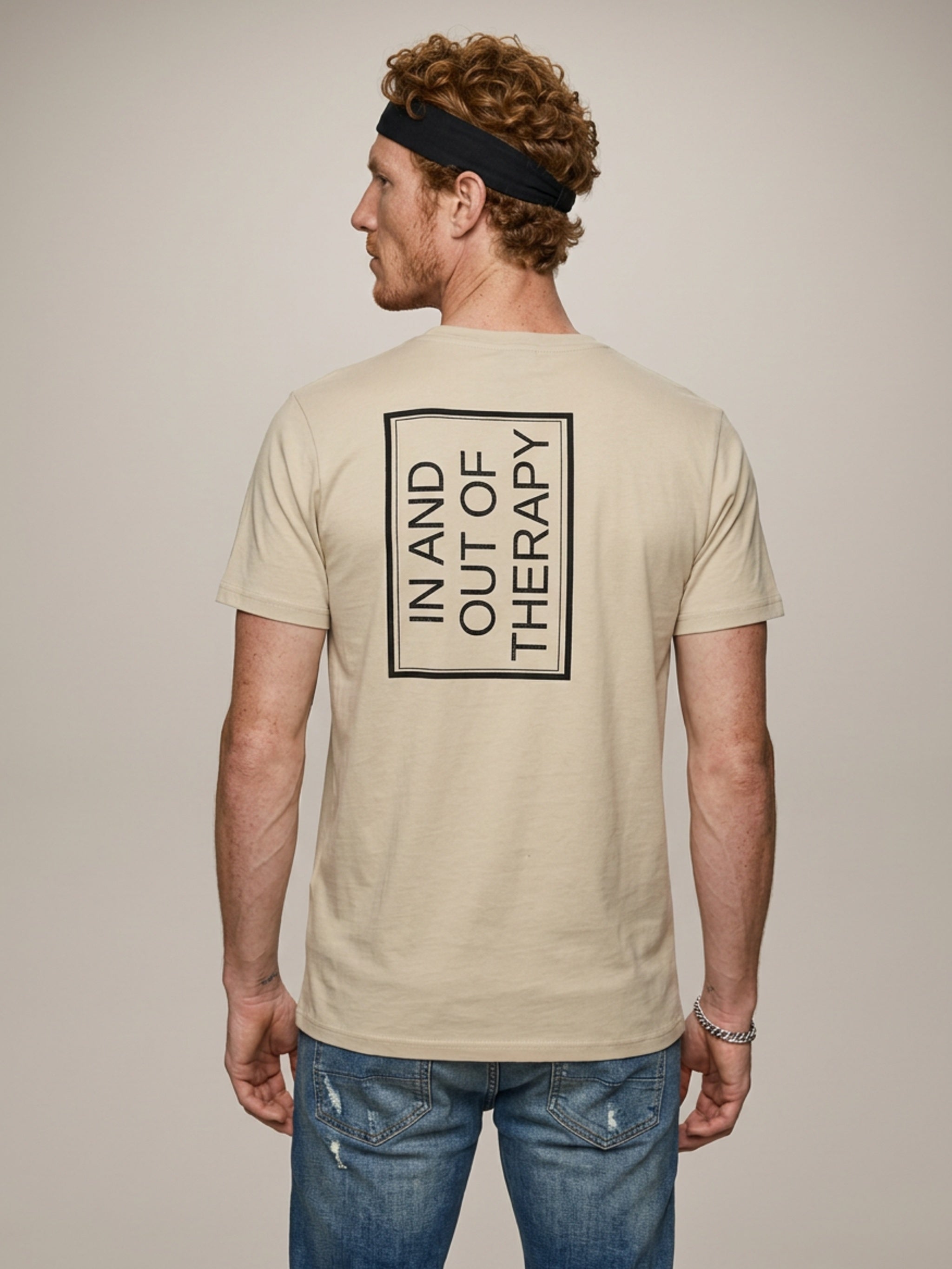MENS 'THERAPY' organic mid-light TEE