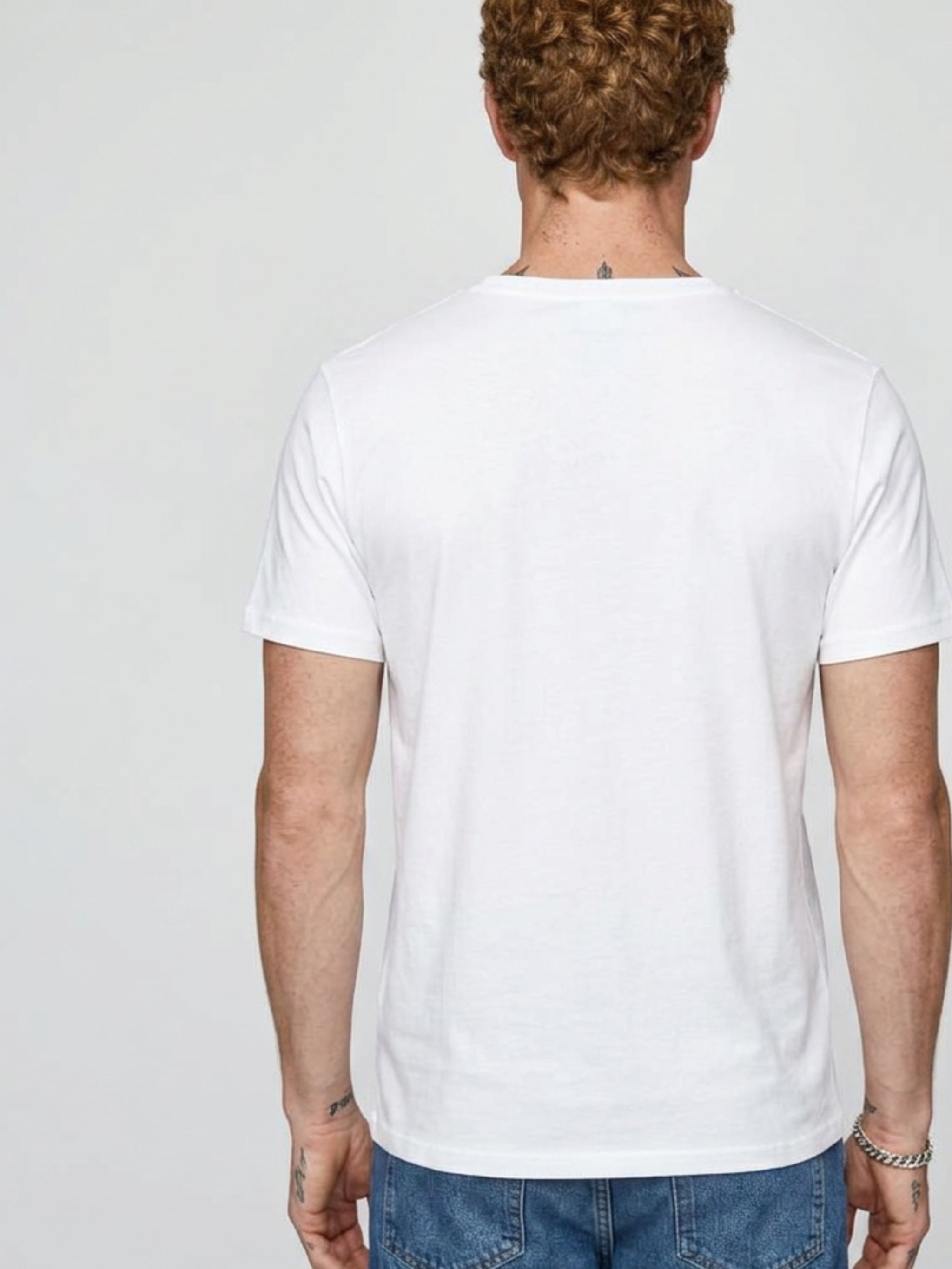 MENS 'ZERO SELFIE CONTROL' organic mid-light TEE