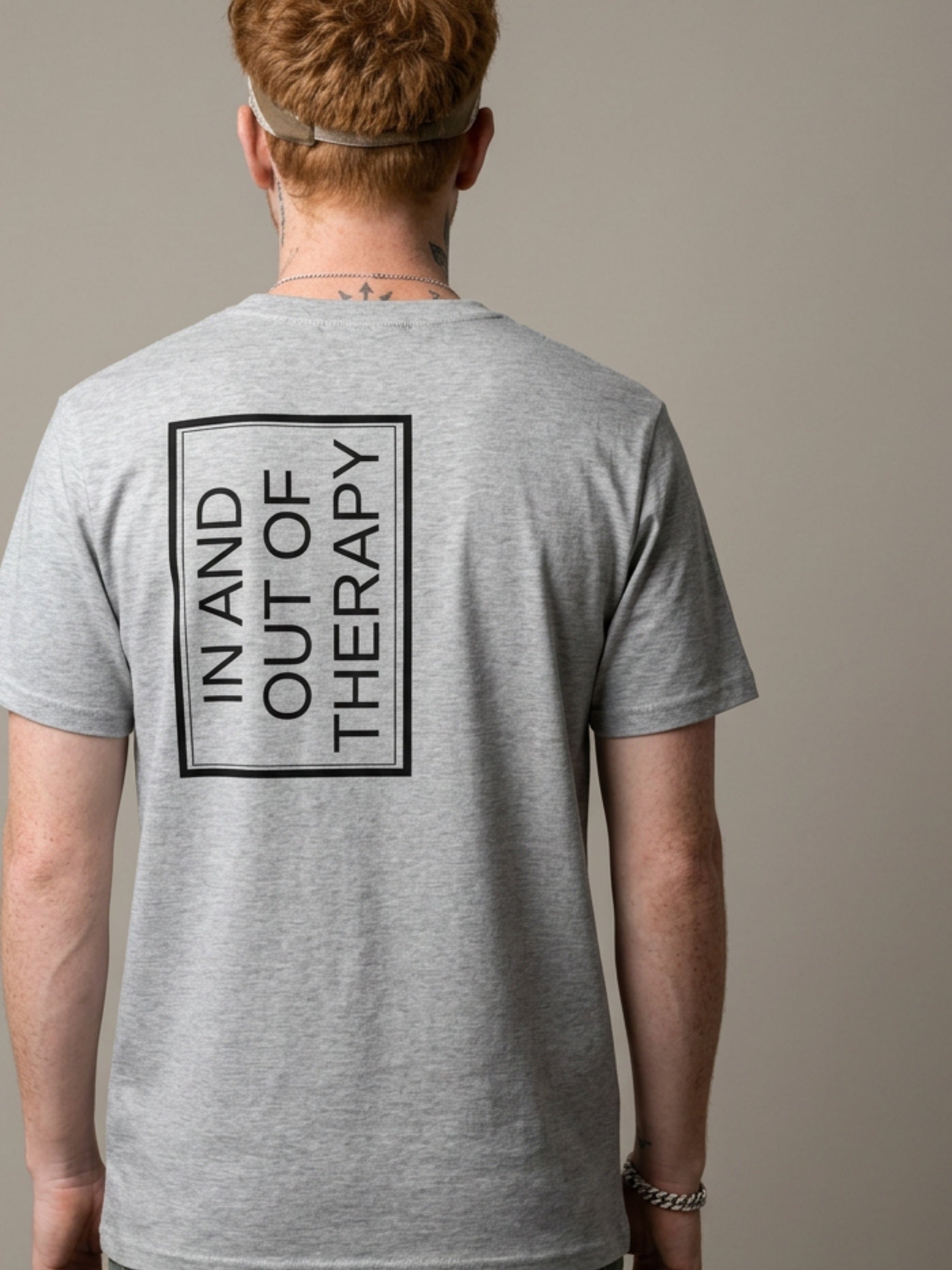 MENS 'THERAPY' organic mid-light TEE