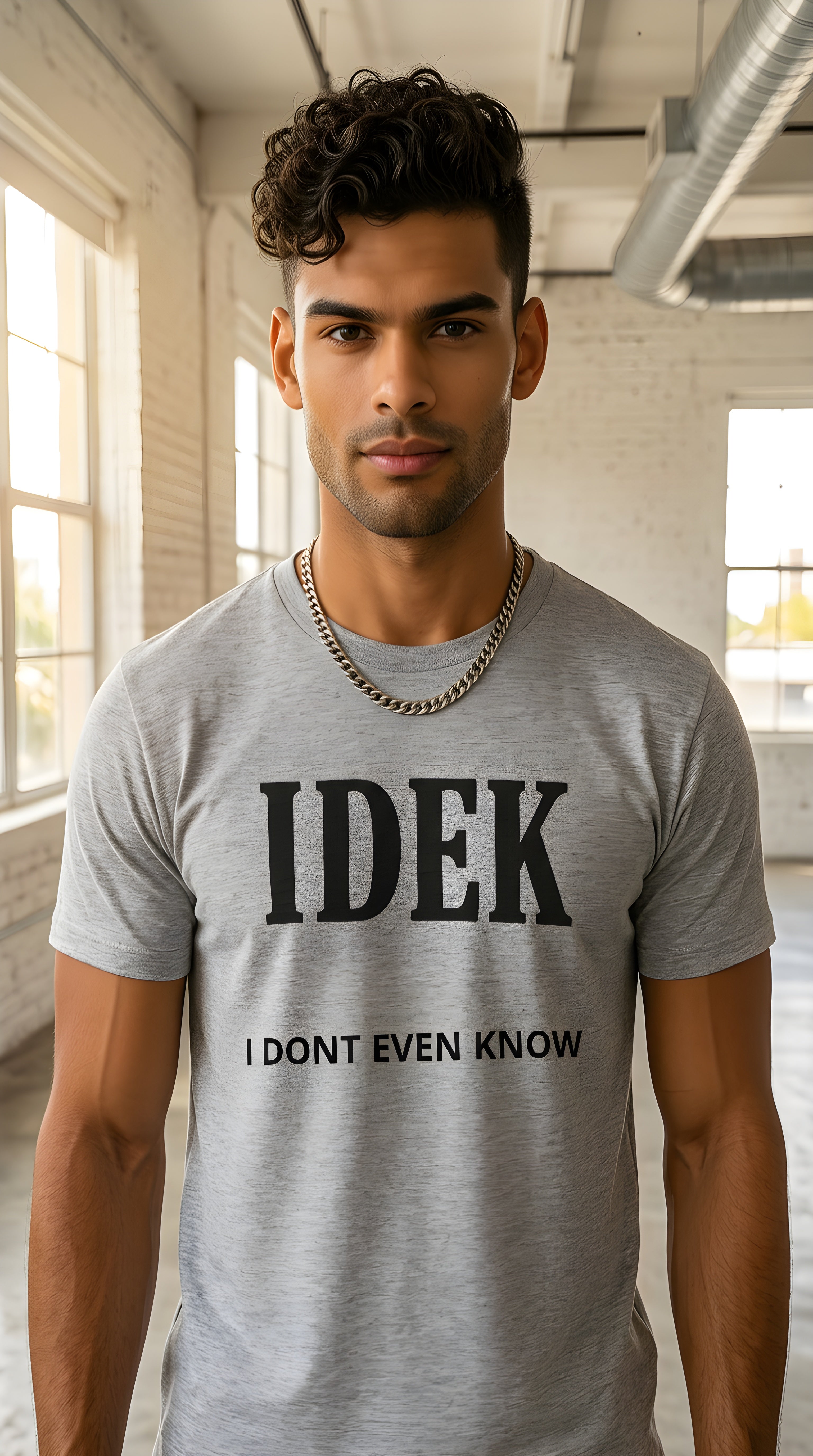 Mens IDEK organic mid-light Tee