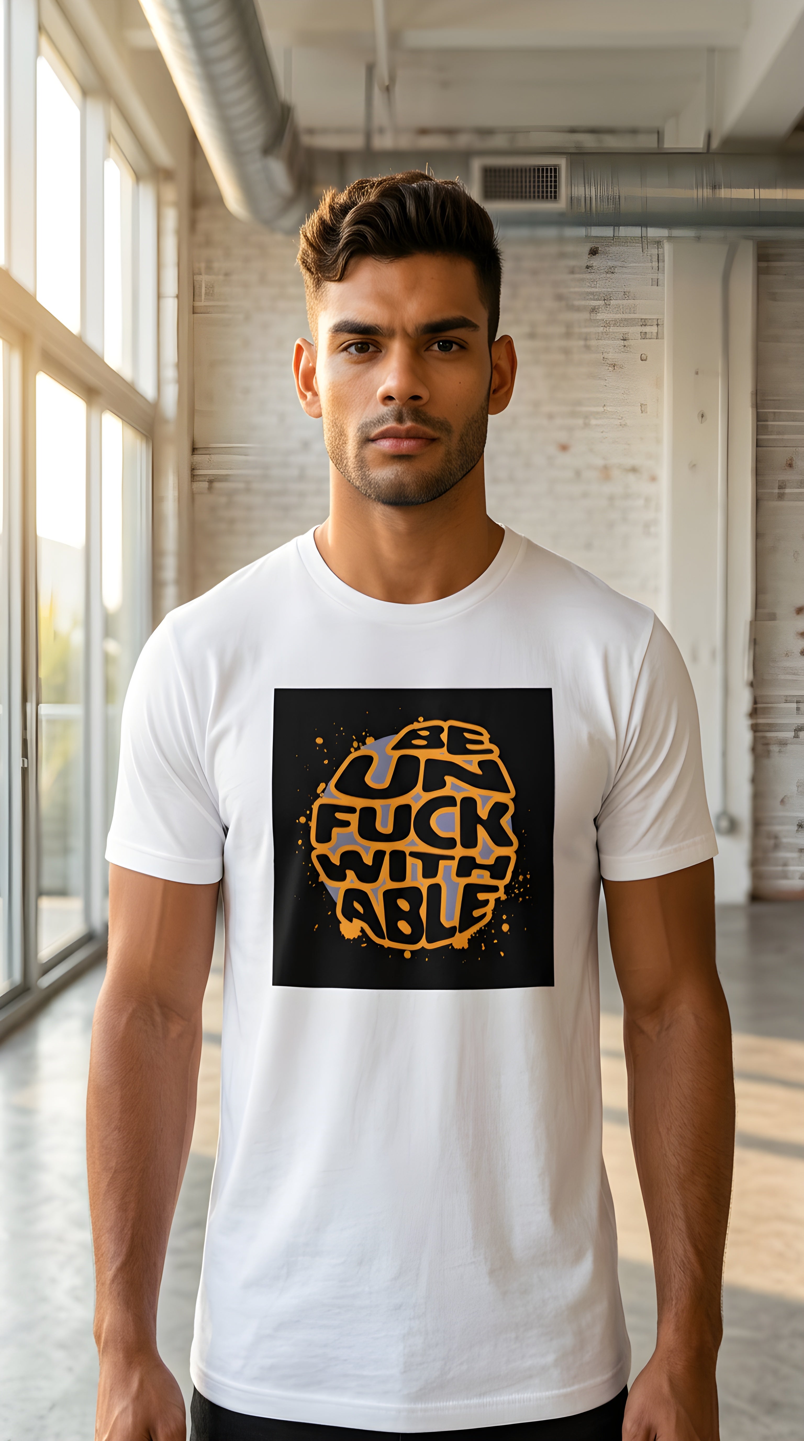 MENS 'BE UNFUCKWITHABLE ABSTRACT'
