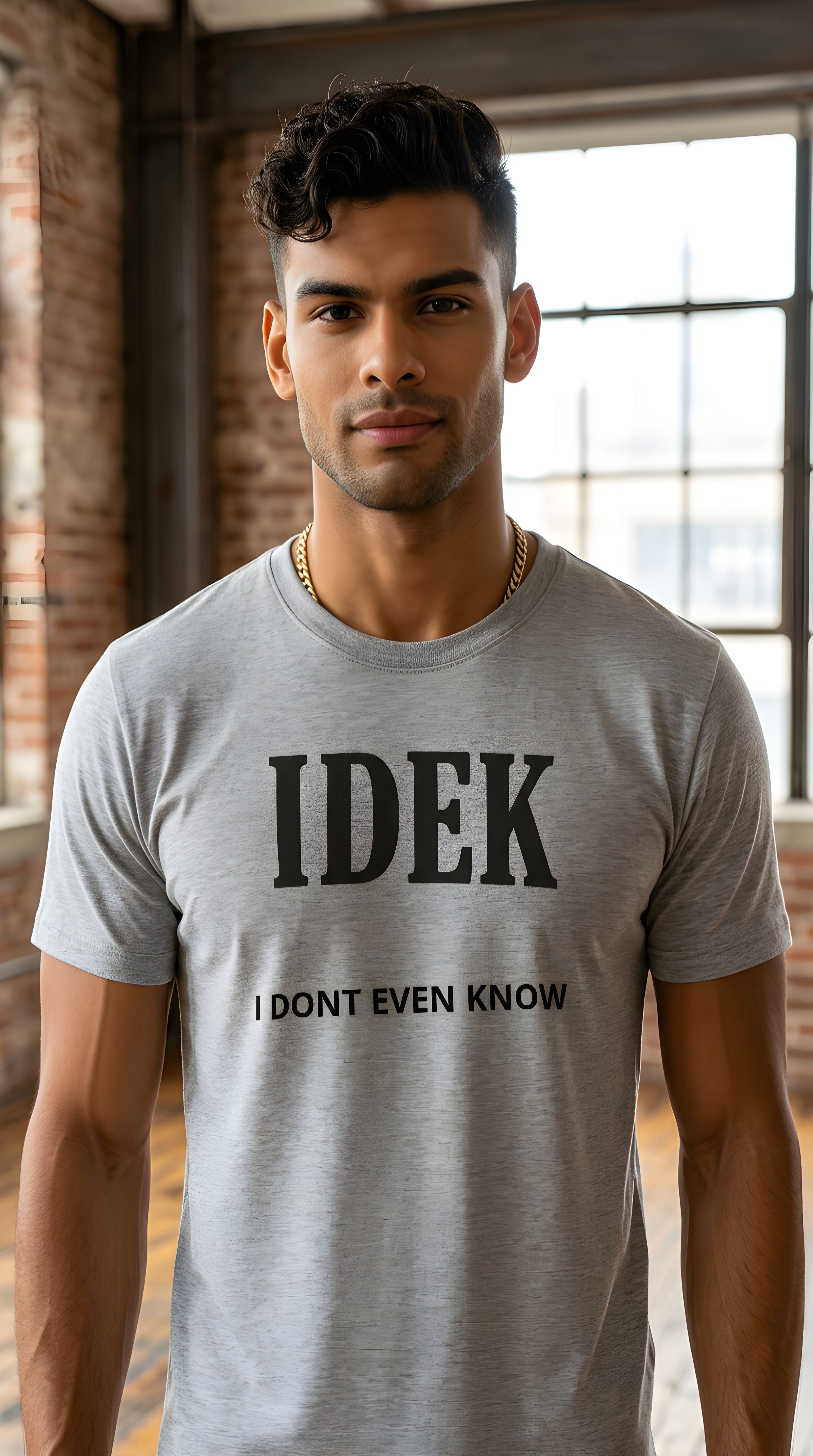 Mens IDEK organic mid-light Tee