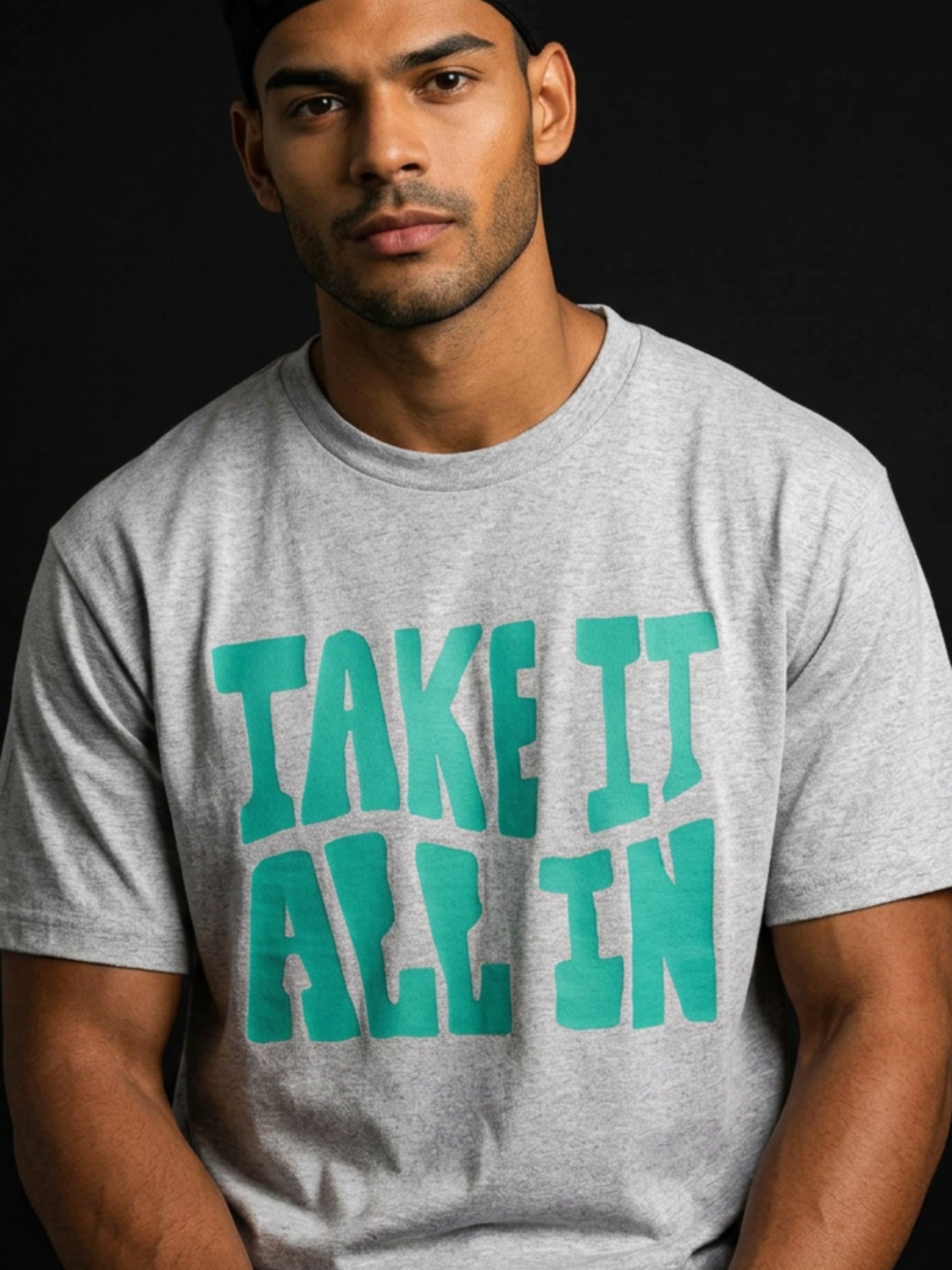 MENS 'Take It All'  In Boxy Tee