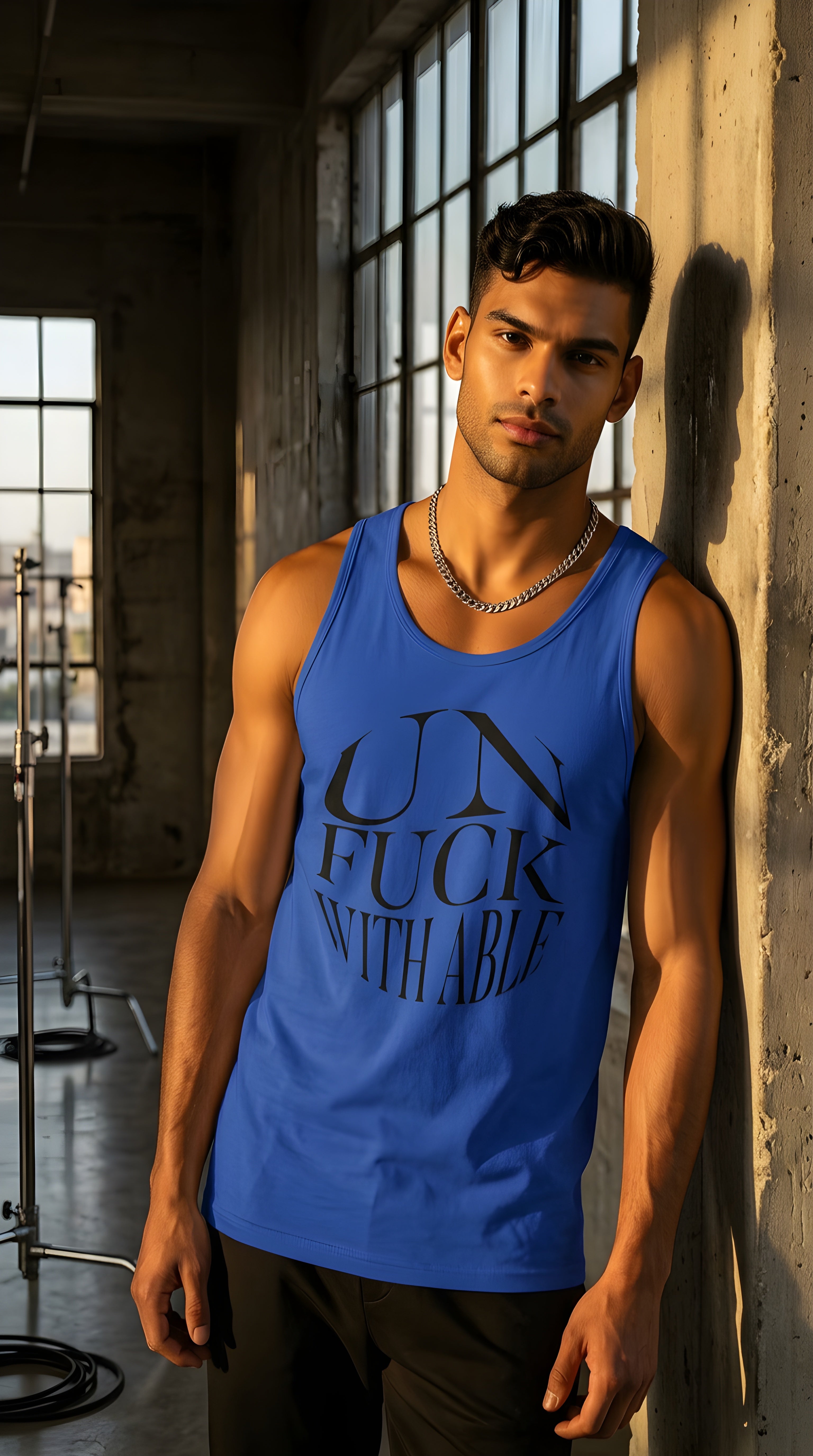 Mens Unfuckwithable Abstract Tank