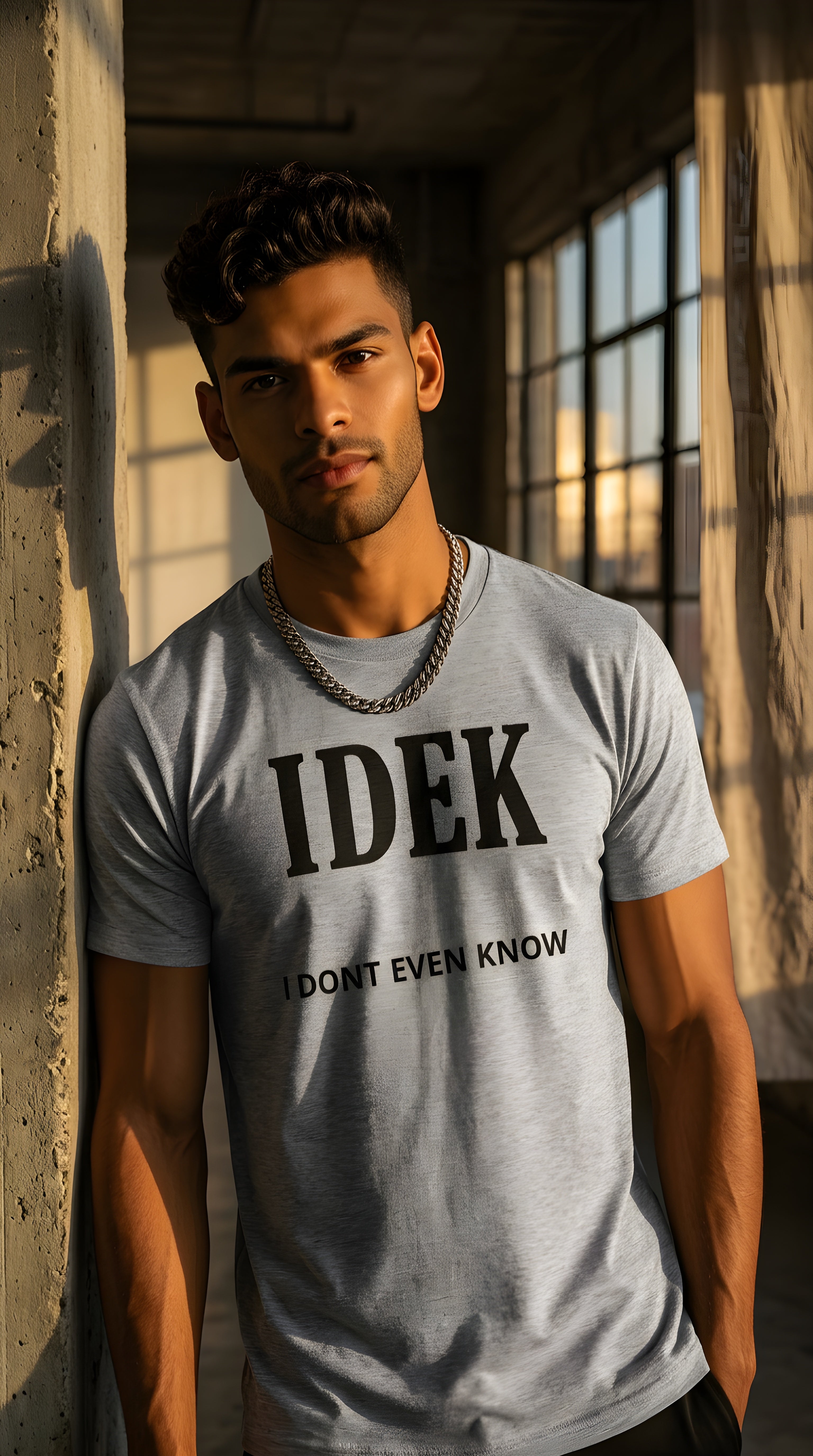 Mens IDEK organic mid-light Tee