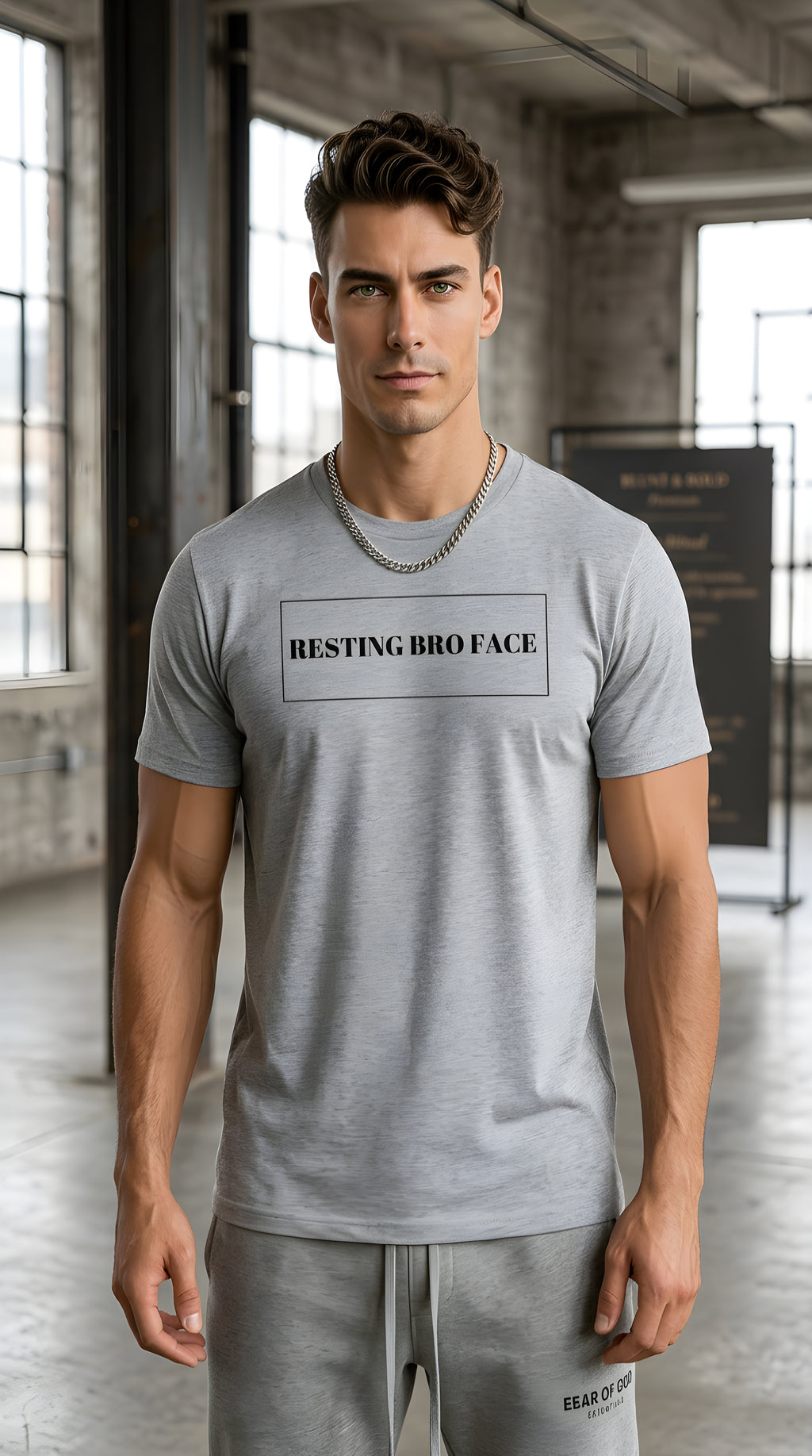 MENS 'REST BRO FACE'