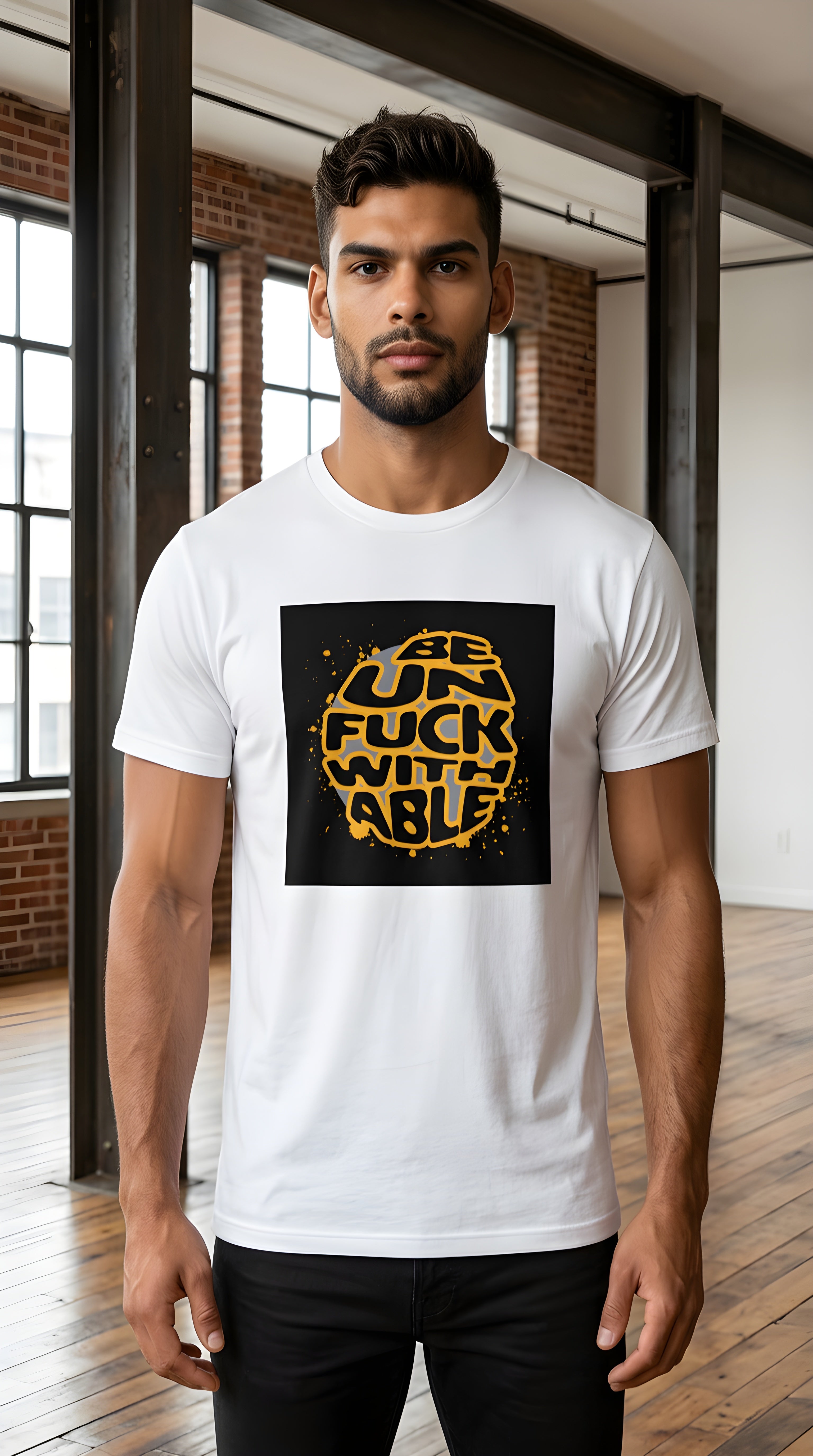 MENS 'BE UNFUCKWITHABLE ABSTRACT'