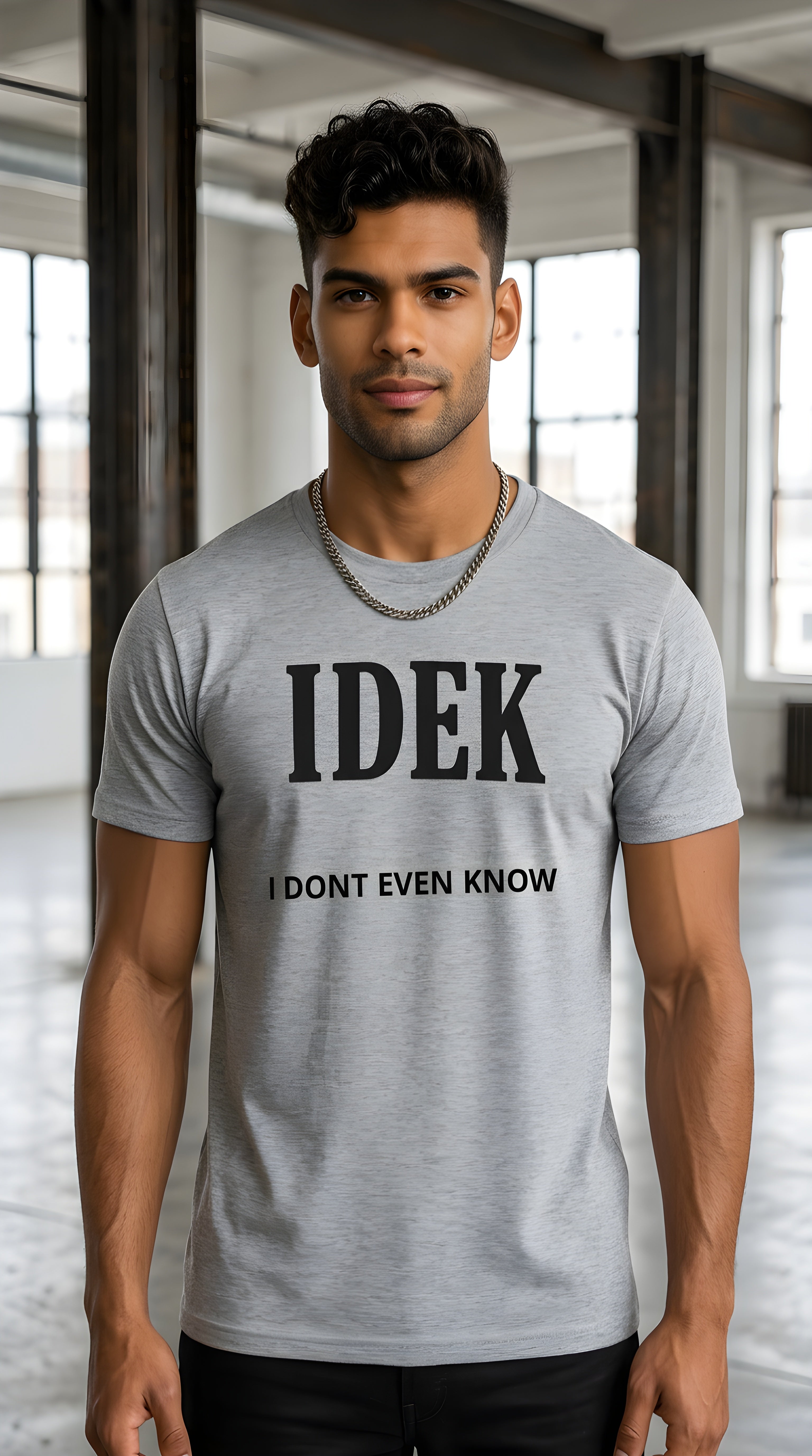 Mens IDEK organic mid-light Tee