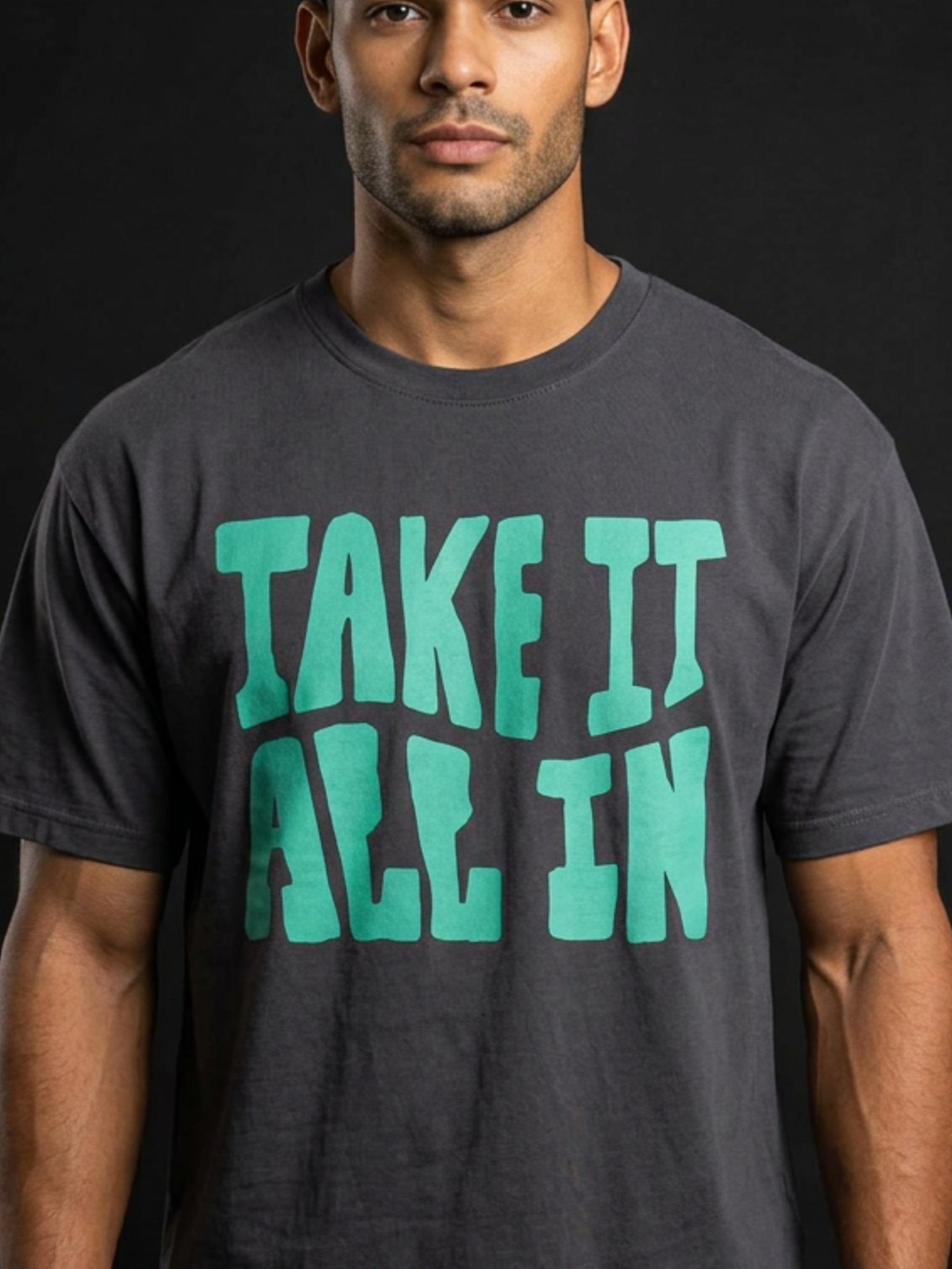 MENS 'Take It All'  In Boxy Tee