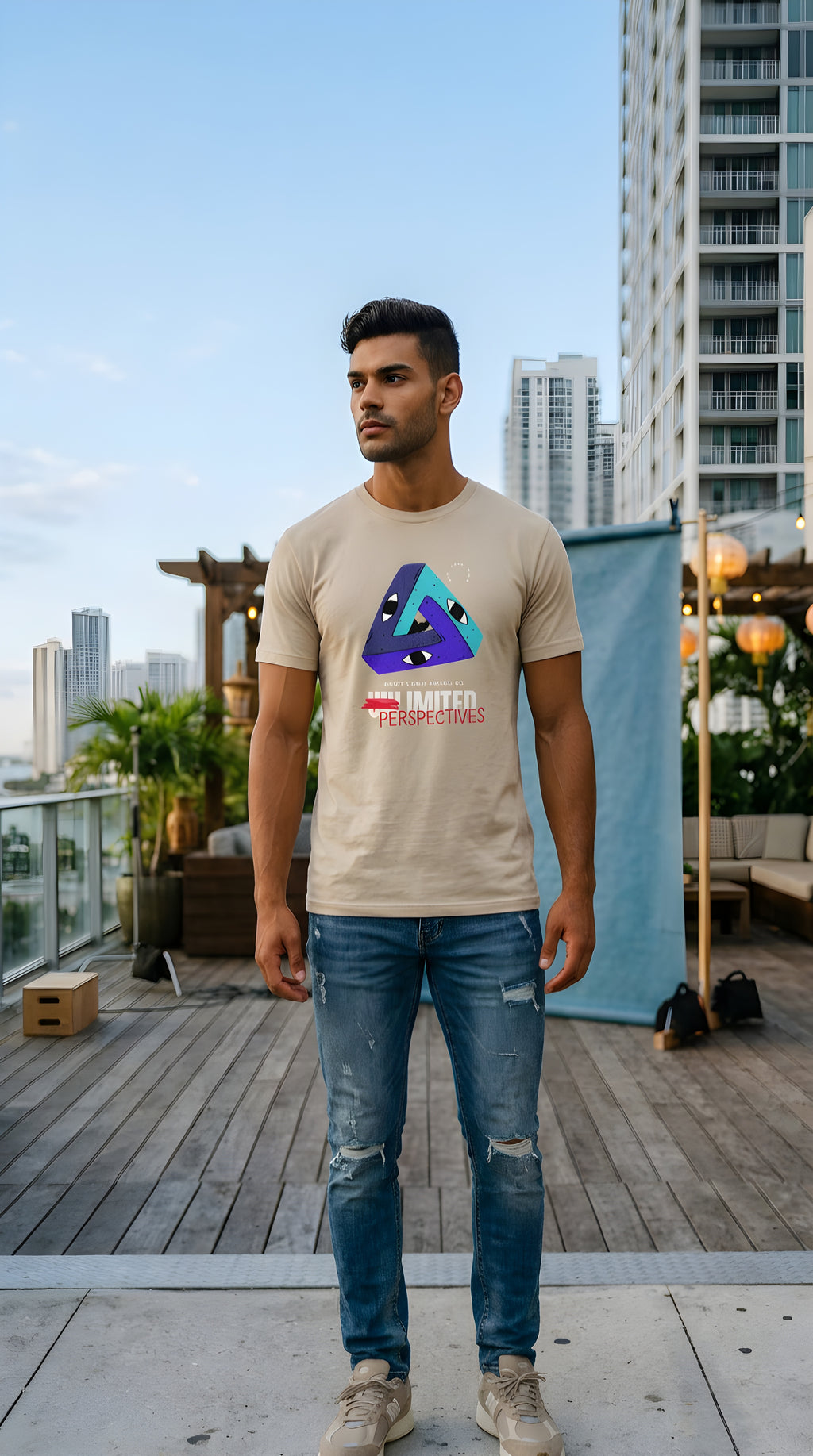 MENS ' UNLIMITED '  organic mid-light Tee