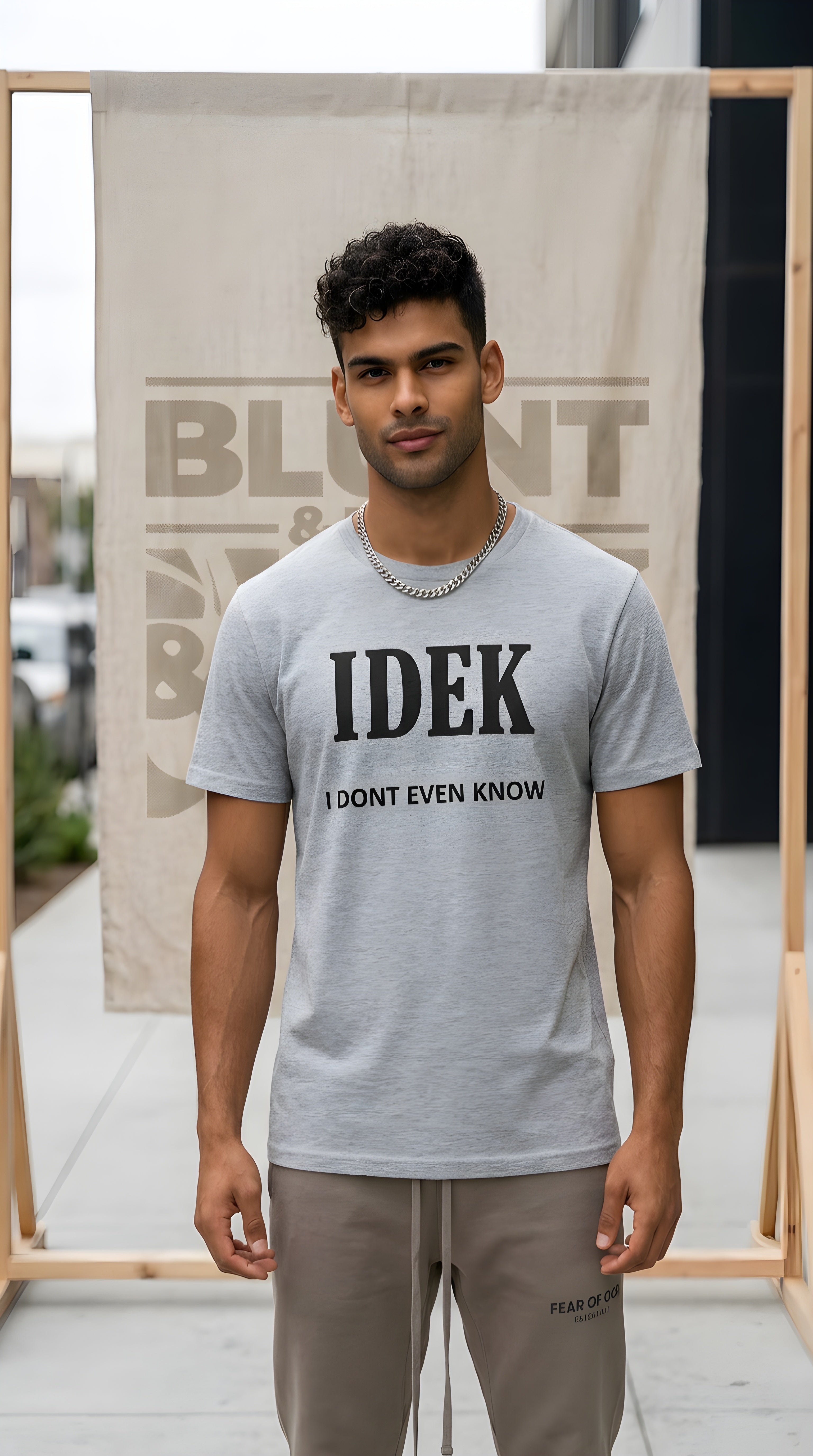 Mens IDEK organic mid-light Tee