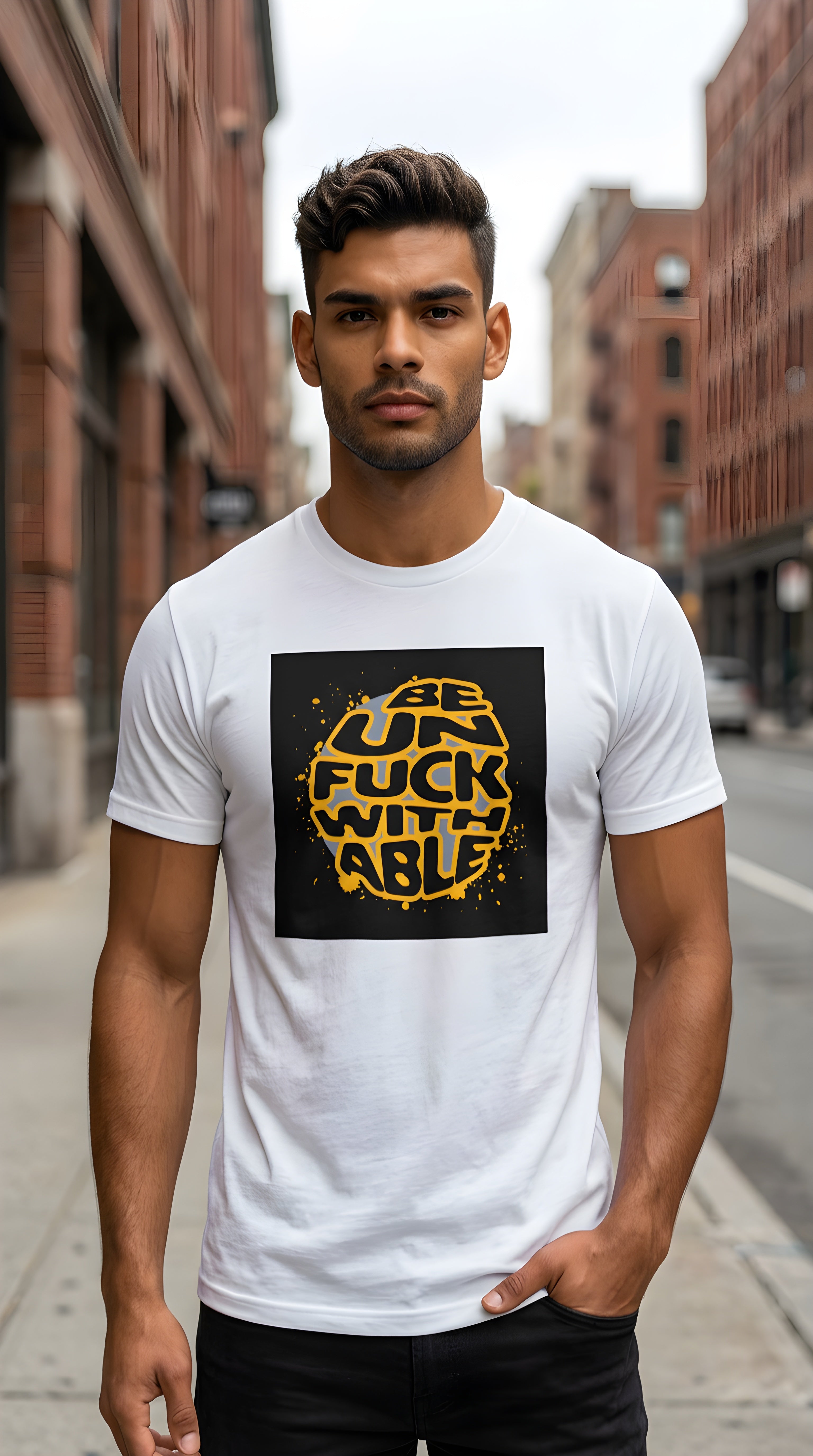 MENS 'BE UNFUCKWITHABLE ABSTRACT'
