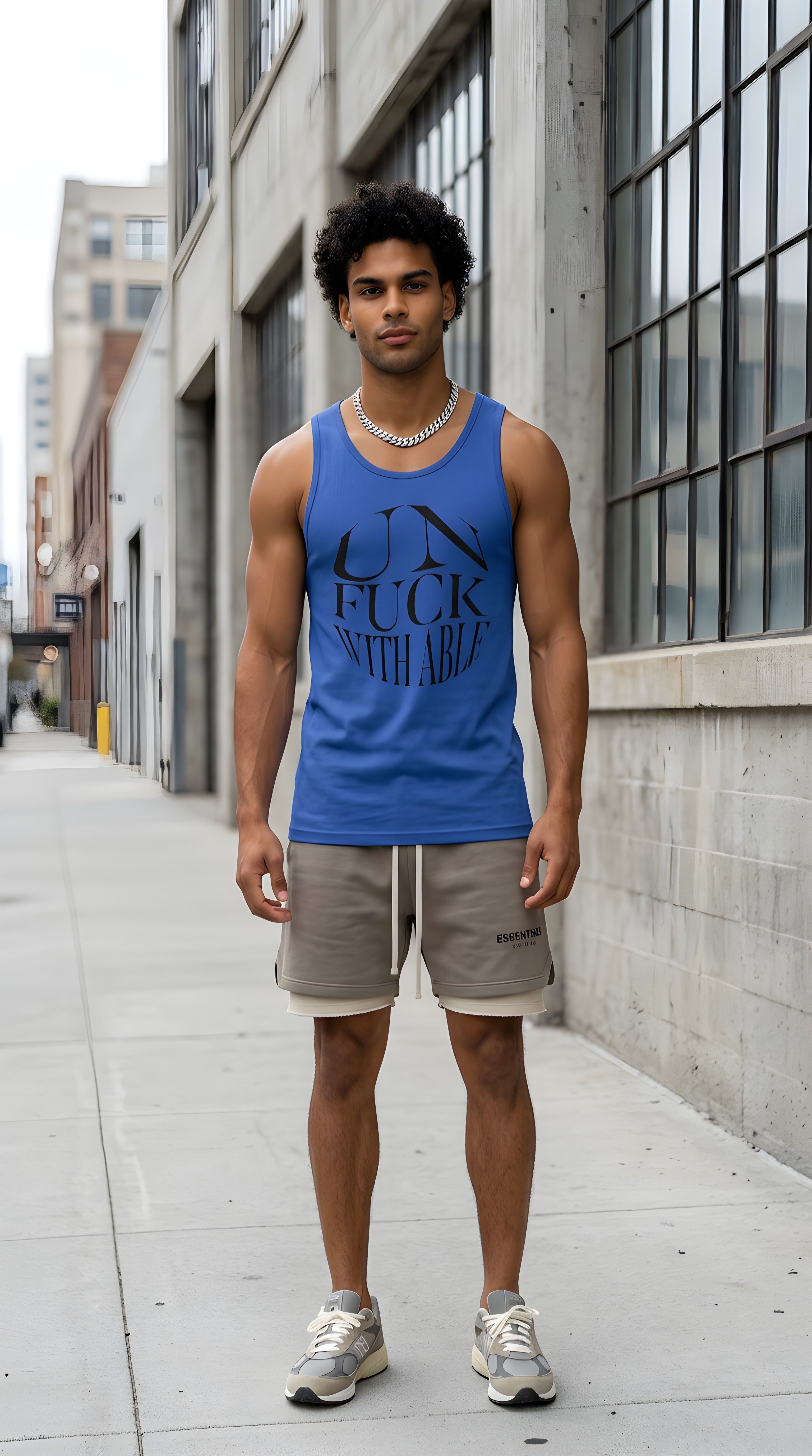 Mens Unfuckwithable Abstract Tank