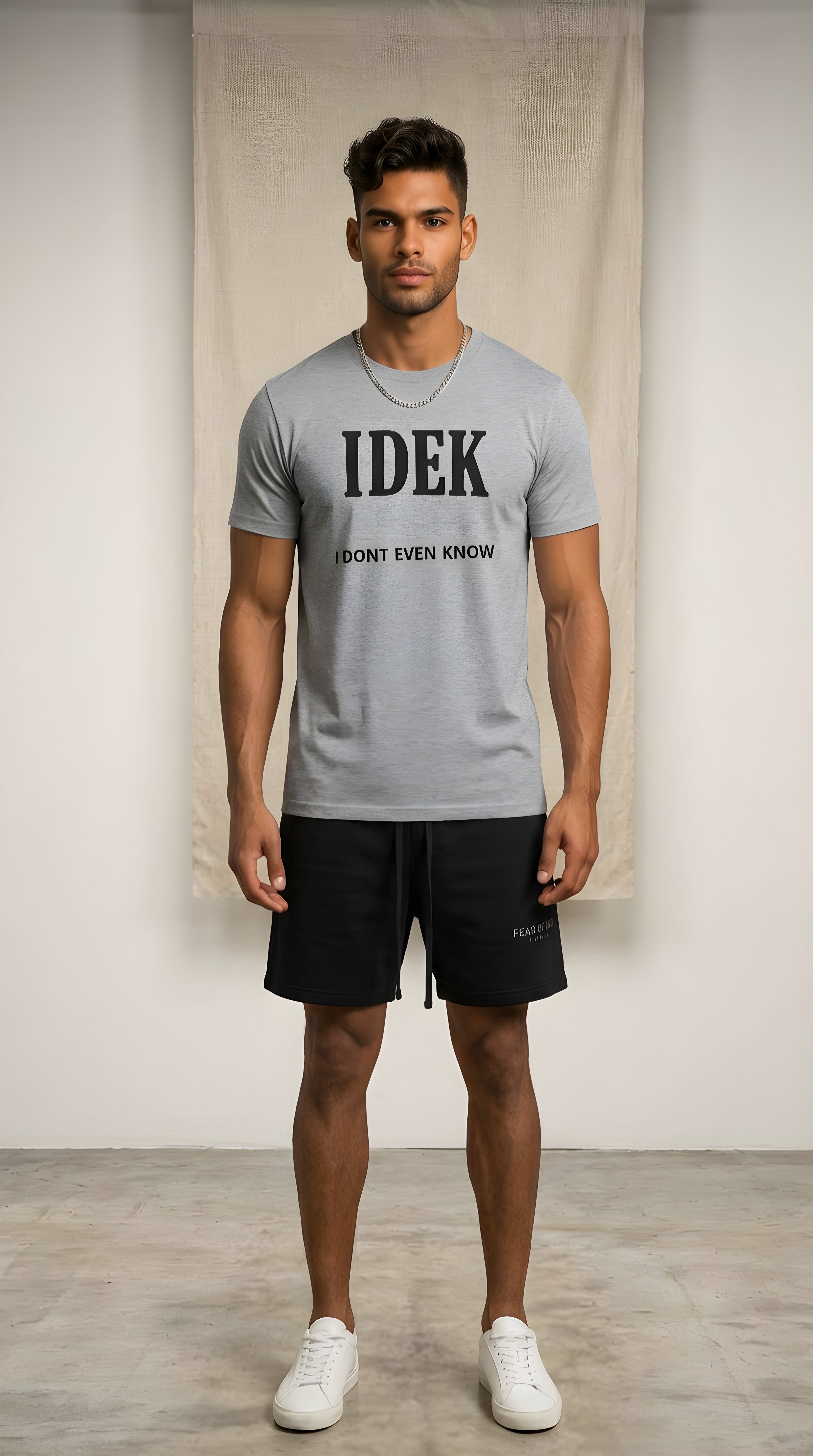 Mens IDEK organic mid-light Tee